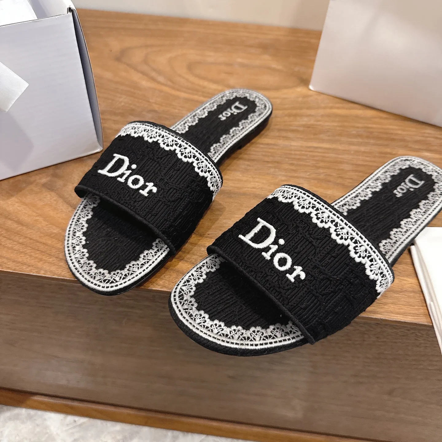 Шлепанцы Женские Christian Dior 1279941