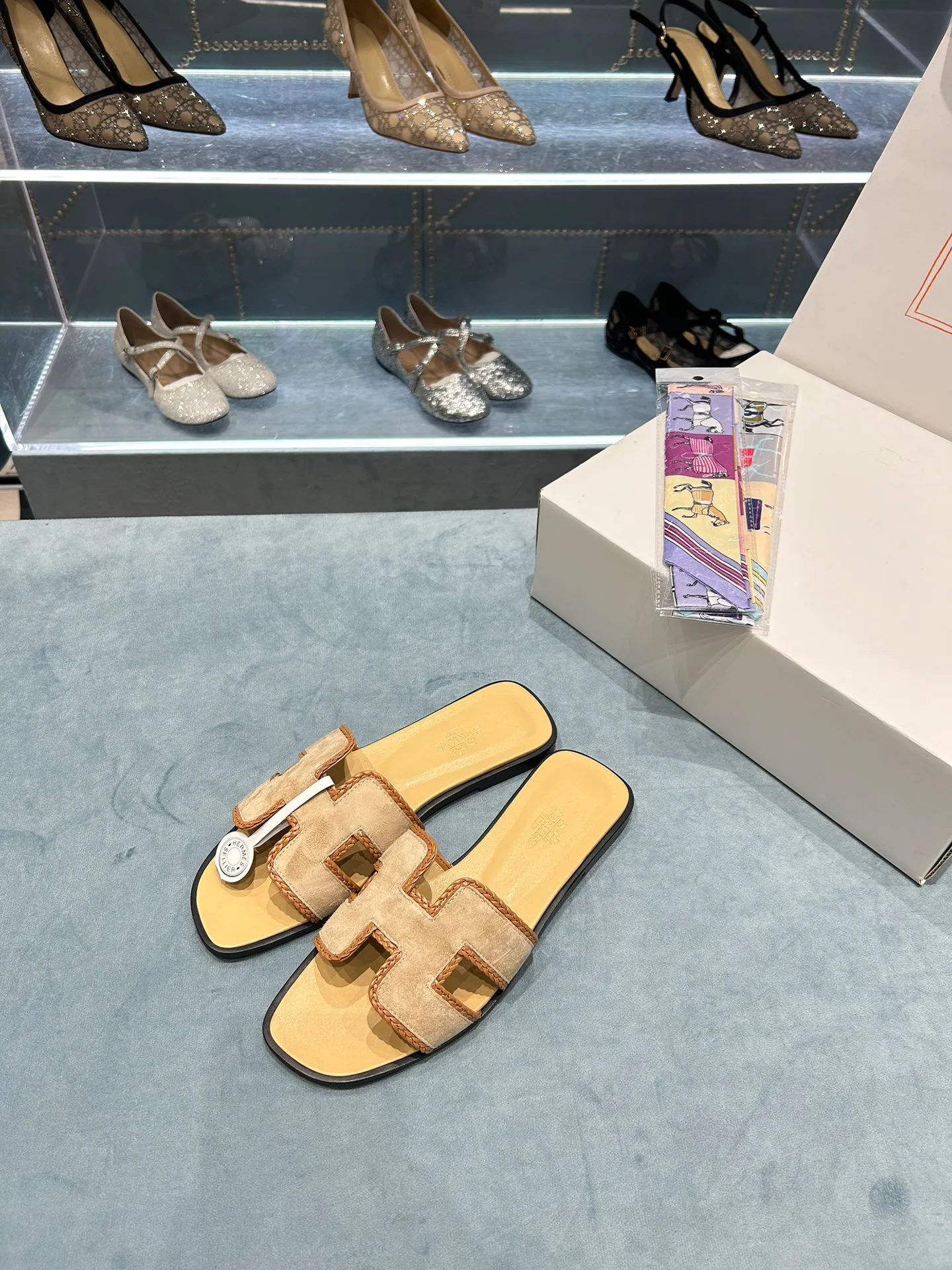 Шлепанцы Женские Hermes 9878133