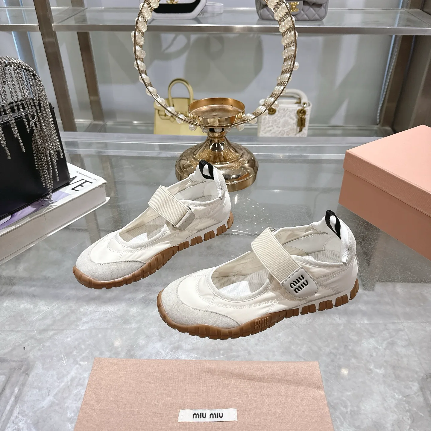 Кроссовки Женские Miu Miu 397971