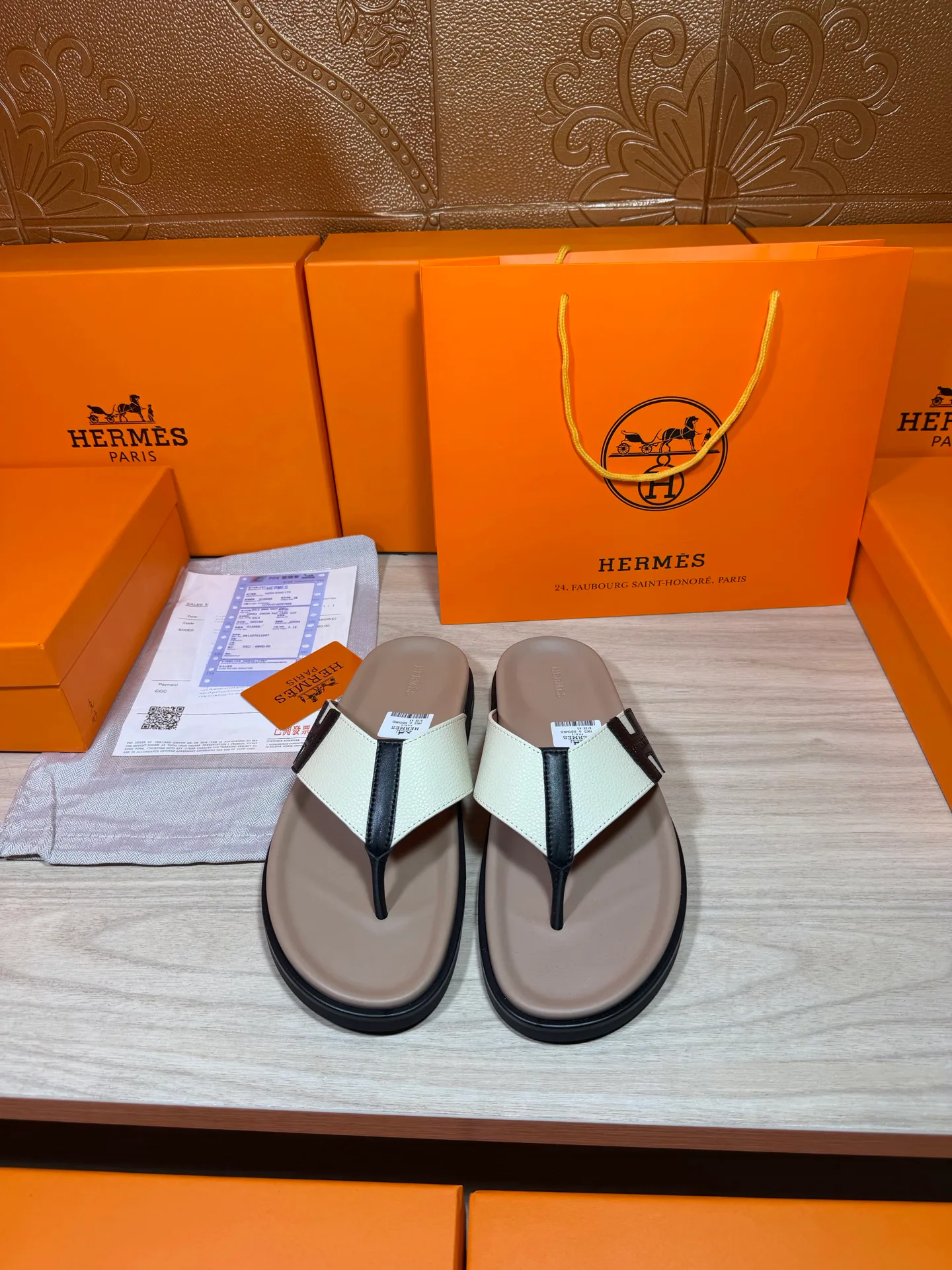 Шлепанцы Мужские Hermes 19414474
