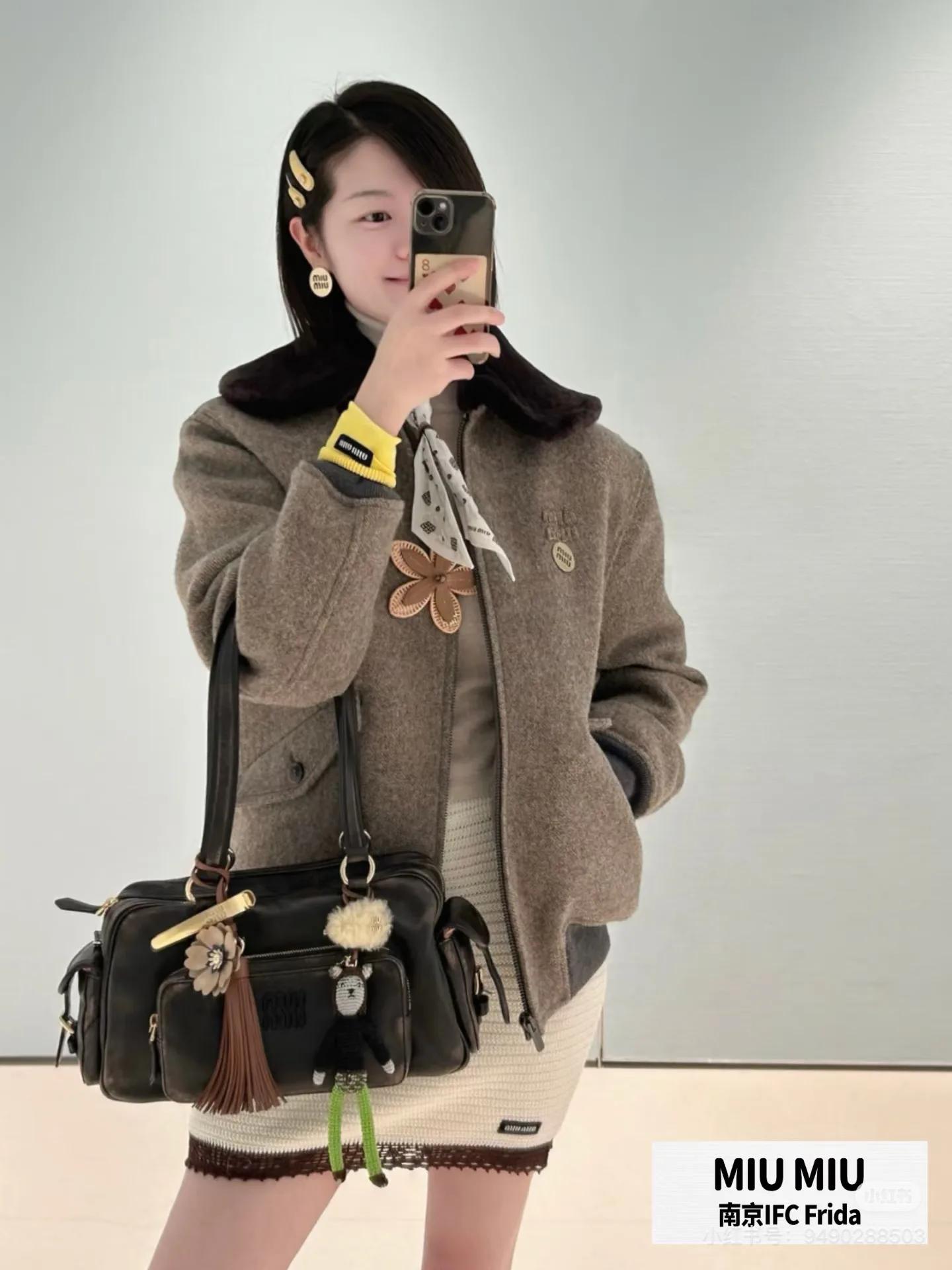 Куртки И Пуховики Женские Miu Miu 19583000