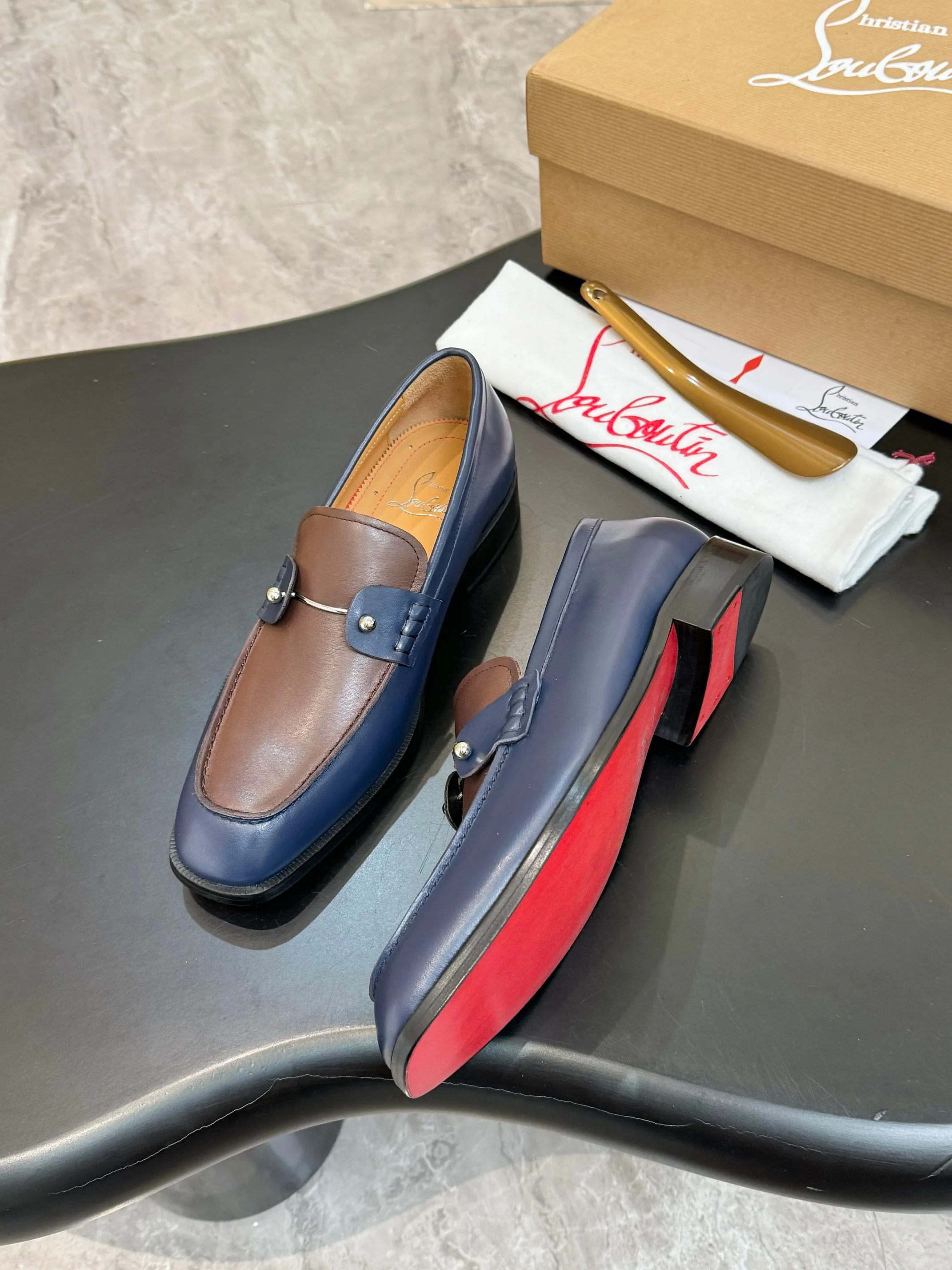 Лоферы И Туфли Мужские Christian Louboutin 18117279