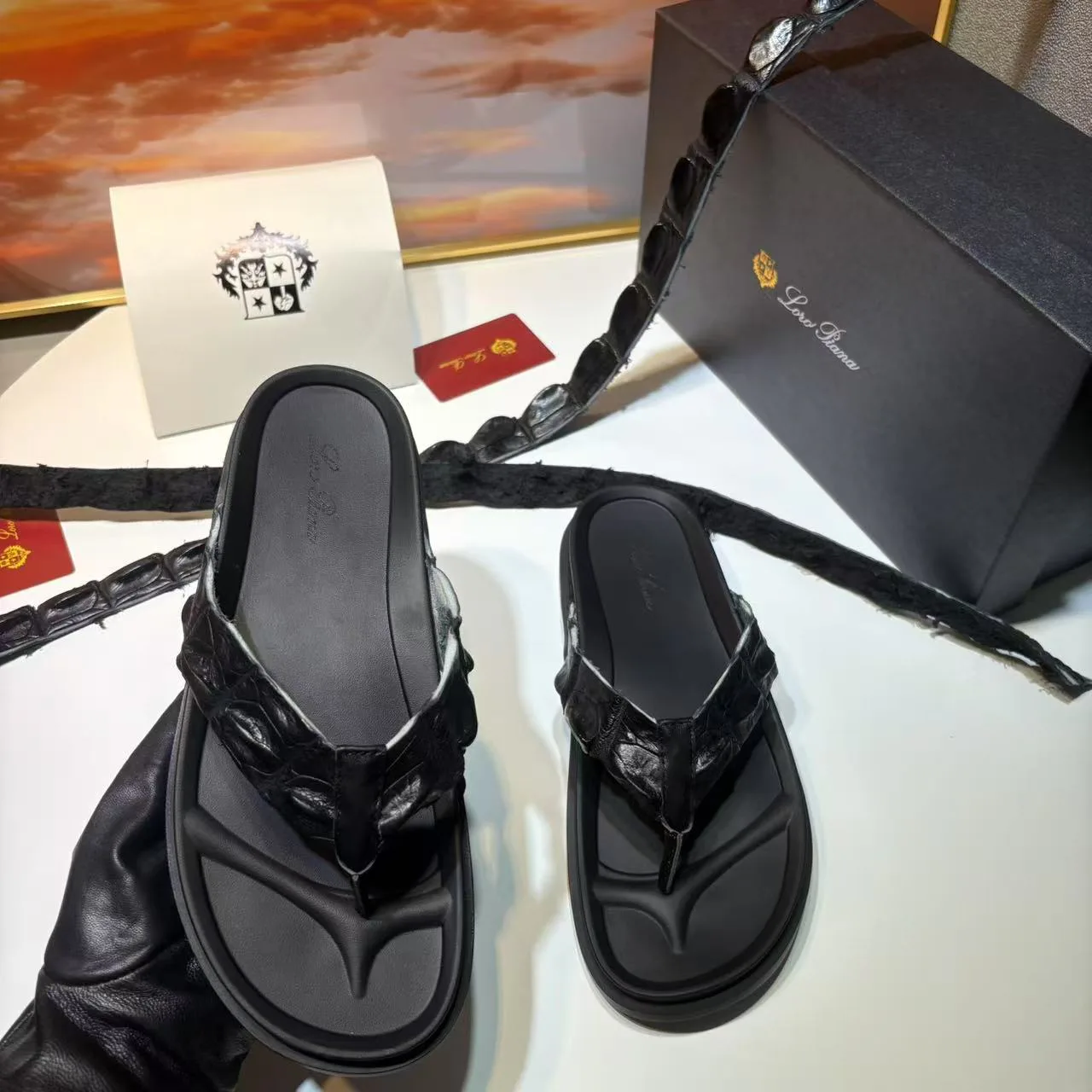 Шлепанцы Мужские Loro Piana 105381