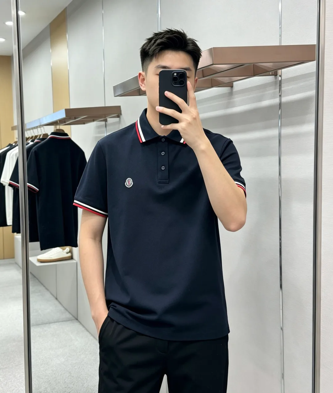 Рубашки Мужские Moncler 17563235