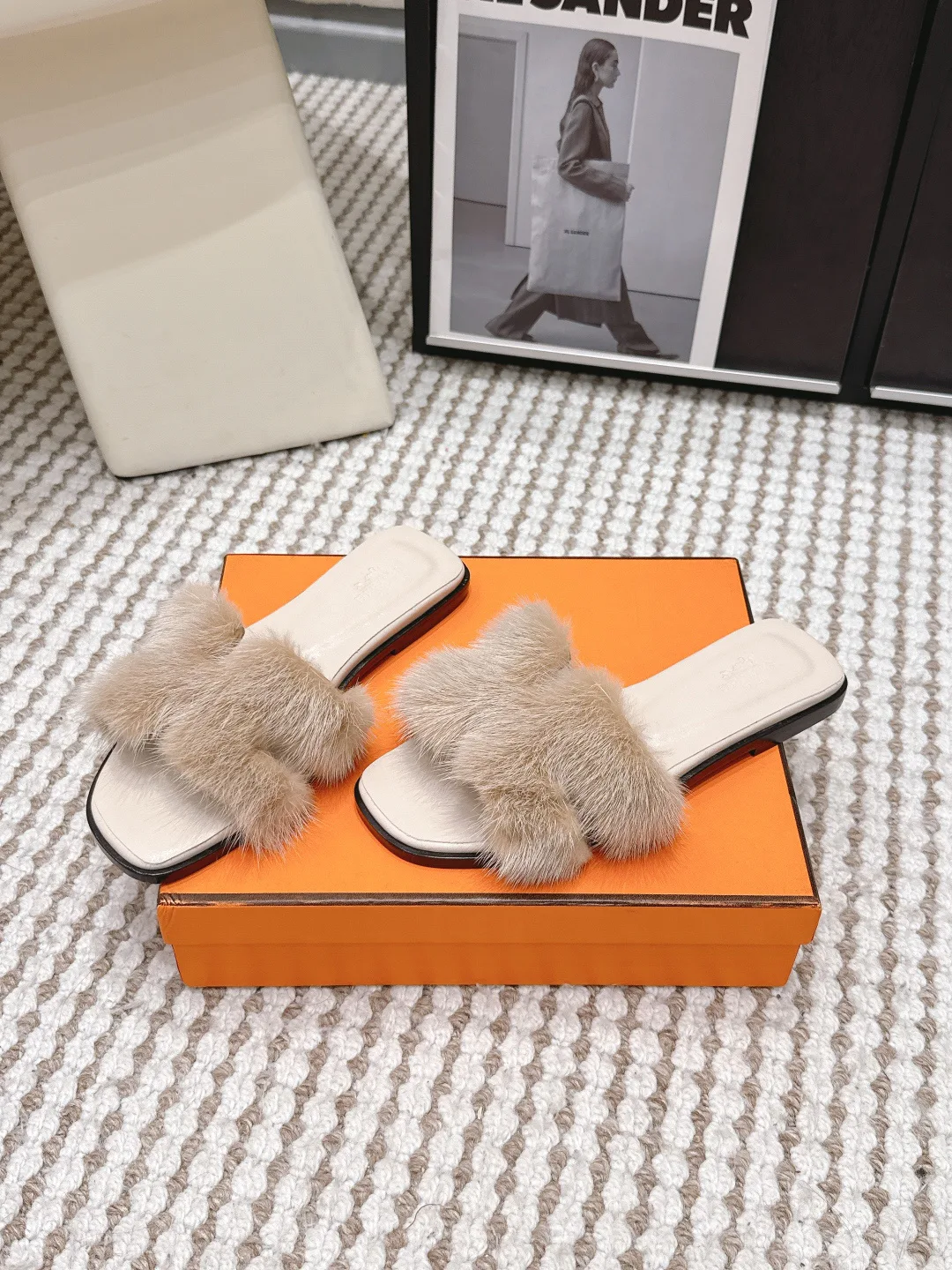 Тапочки Женские Hermes 12859269