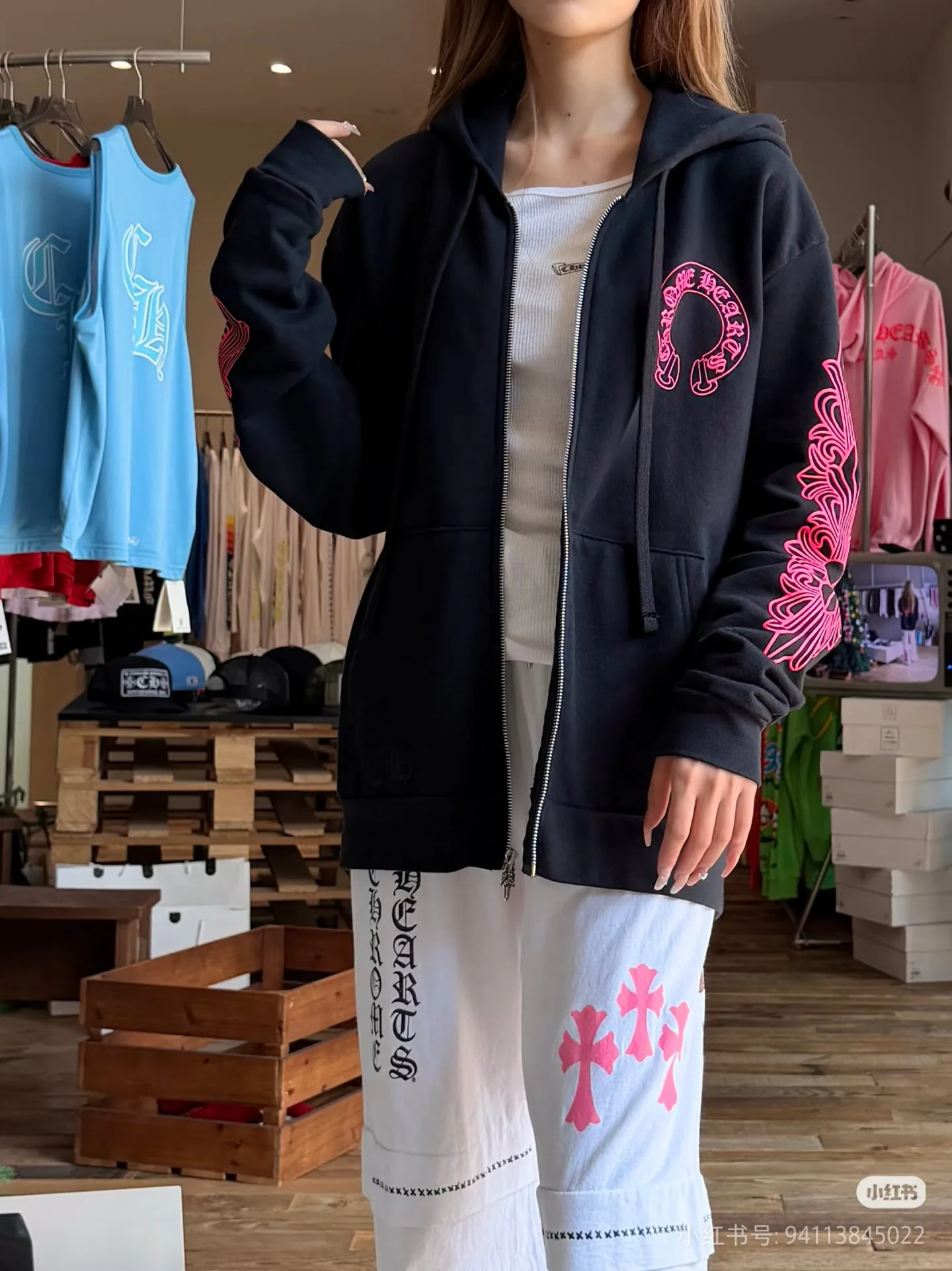 Свитшоты И Худи Мужские Chrome Hearts 11760361