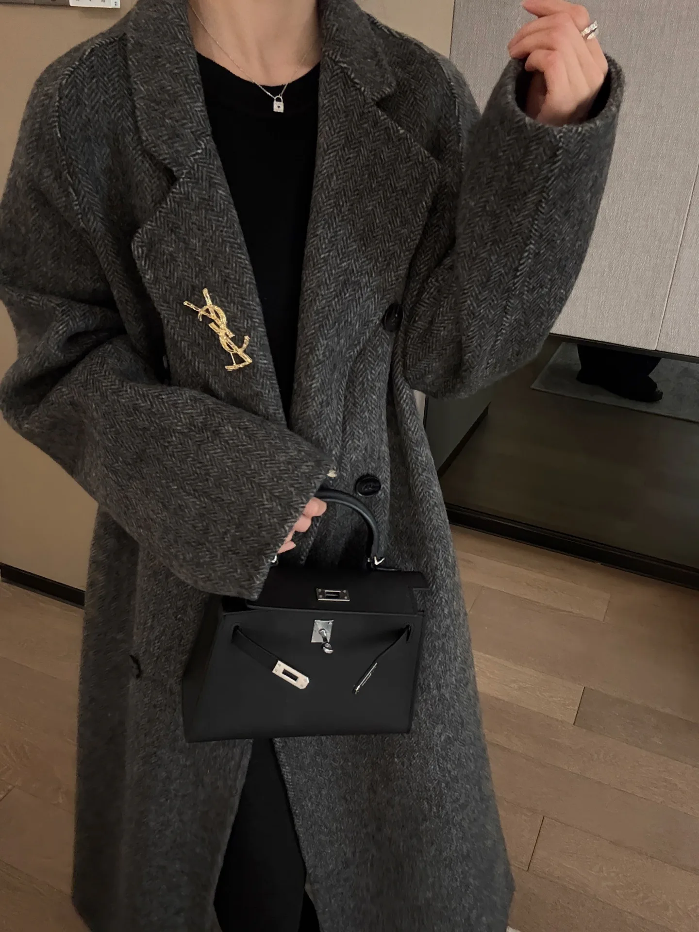 Пальто Женские Saint Laurent 796999