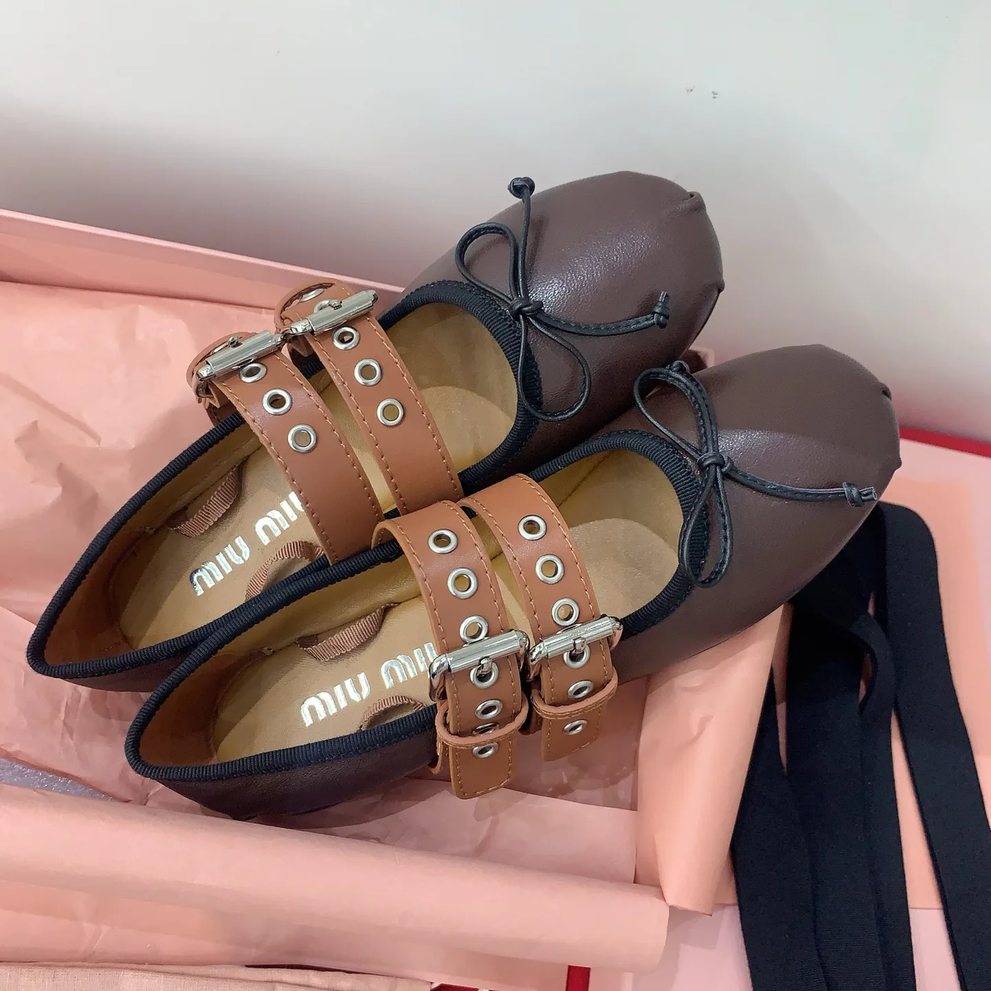 Балетки Женские Miu Miu 12696585