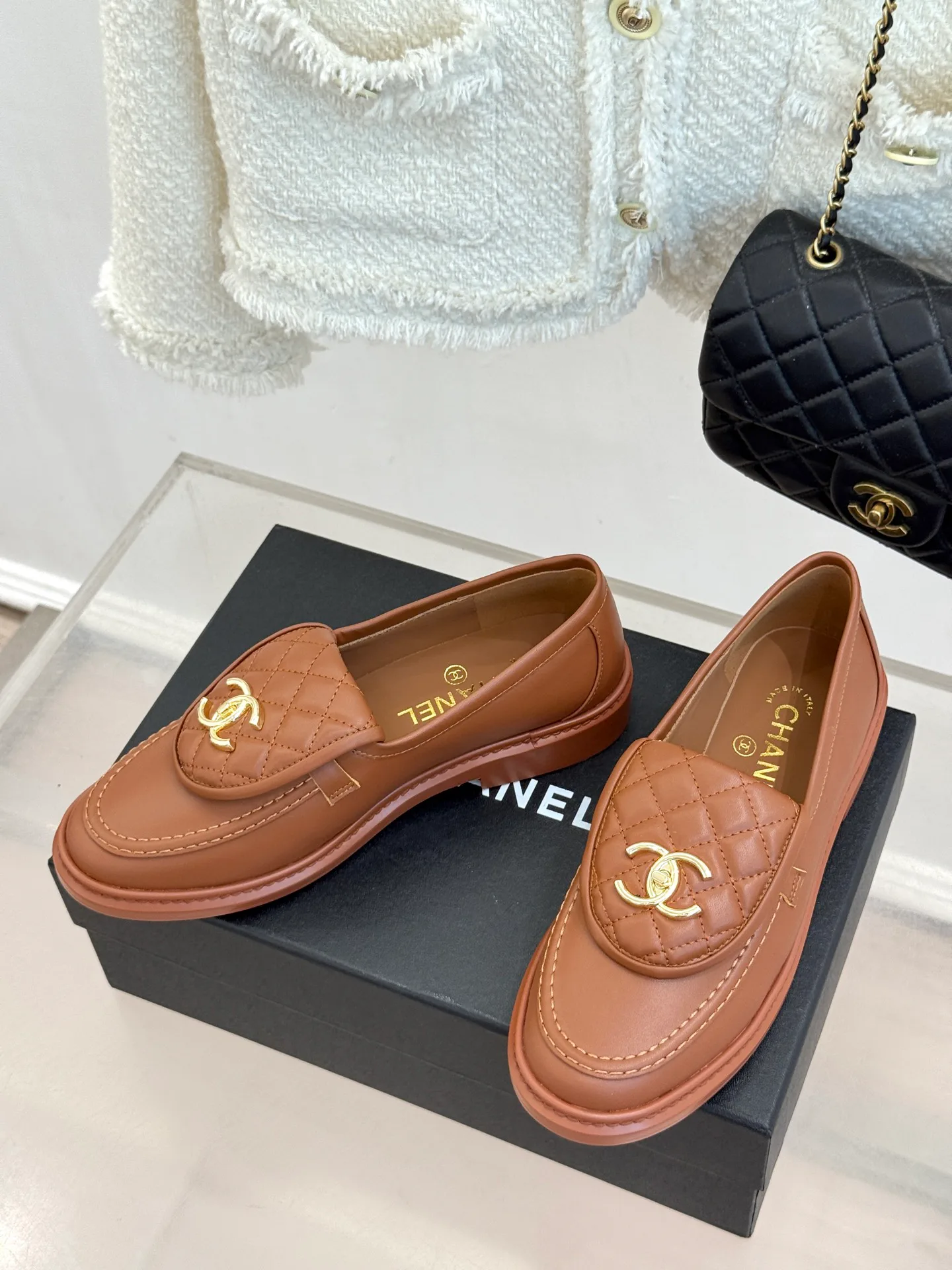 Лоферы И Мокасины Женские Chanel 17336067
