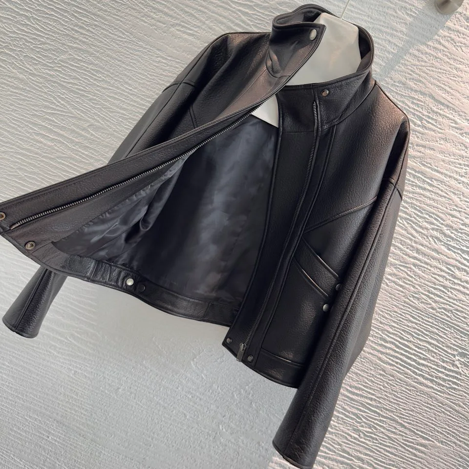 Кожаные Куртки И Дублёнки Женские Saint Laurent 17733491