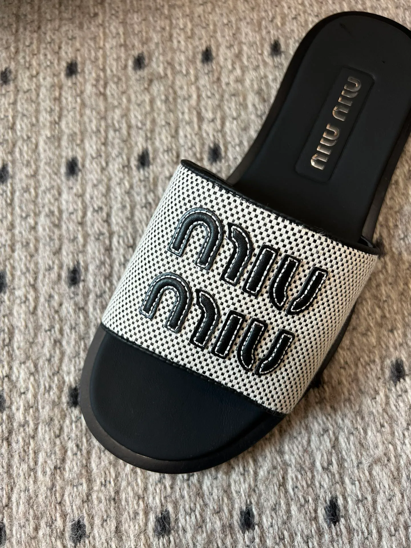 Шлепанцы Женские Miu Miu 13023