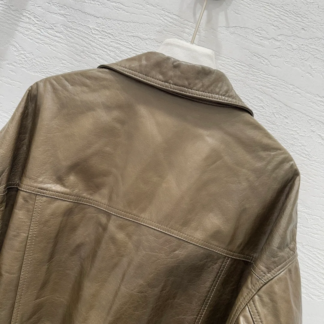 Кожаные Куртки И Дублёнки Женские Brunello Cucinelli 13431935