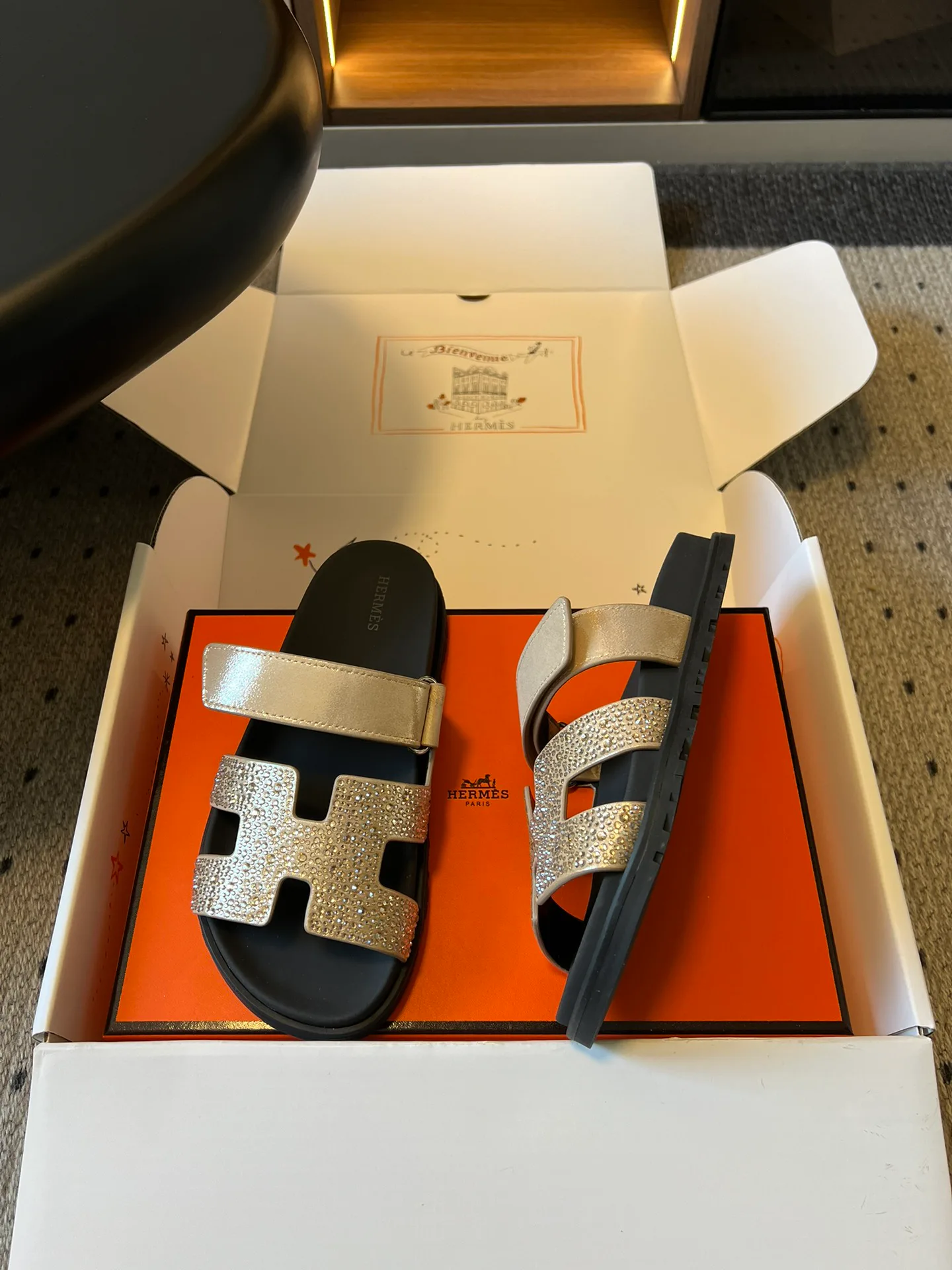 Шлепанцы Женские Hermes 12777665