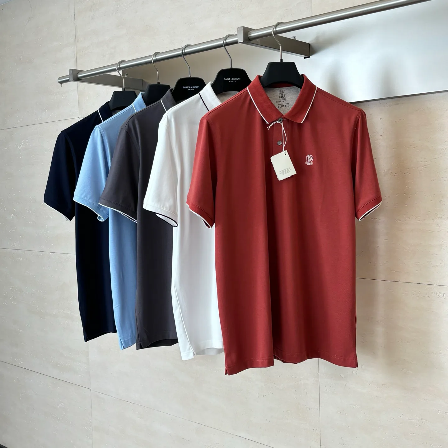 Рубашки Мужские Brunello Cucinelli 10497926