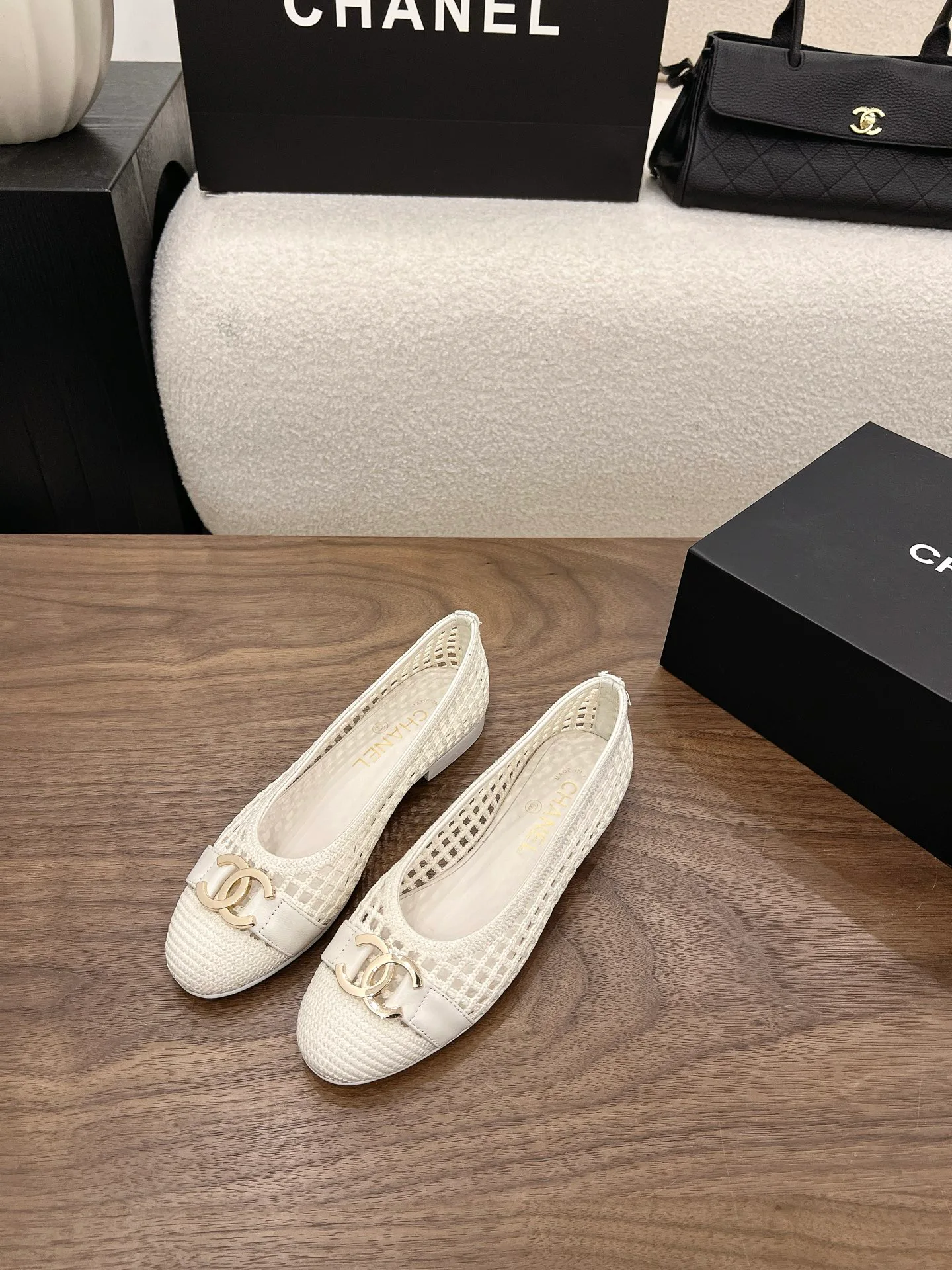 Балетки Женские Chanel 17342666