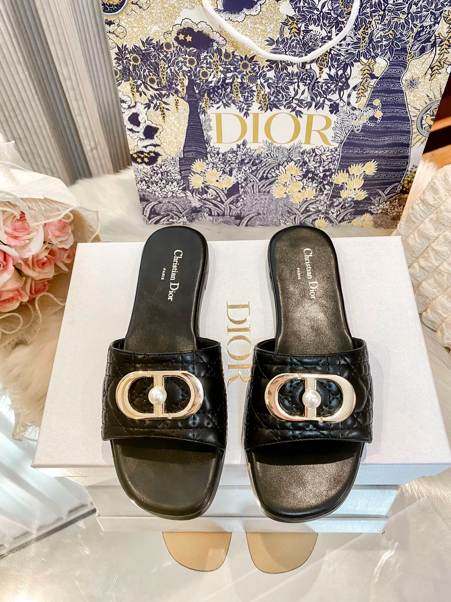 Шлепанцы Женские Christian Dior 12208675