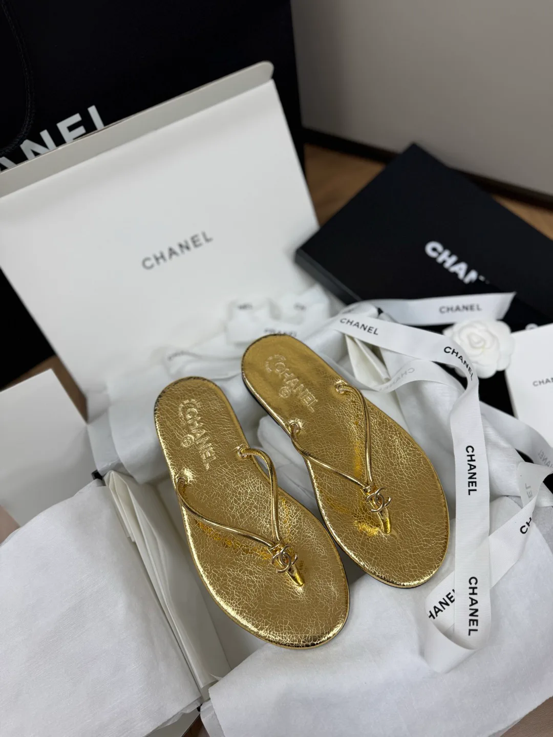 Шлепанцы Женские Chanel 13127297