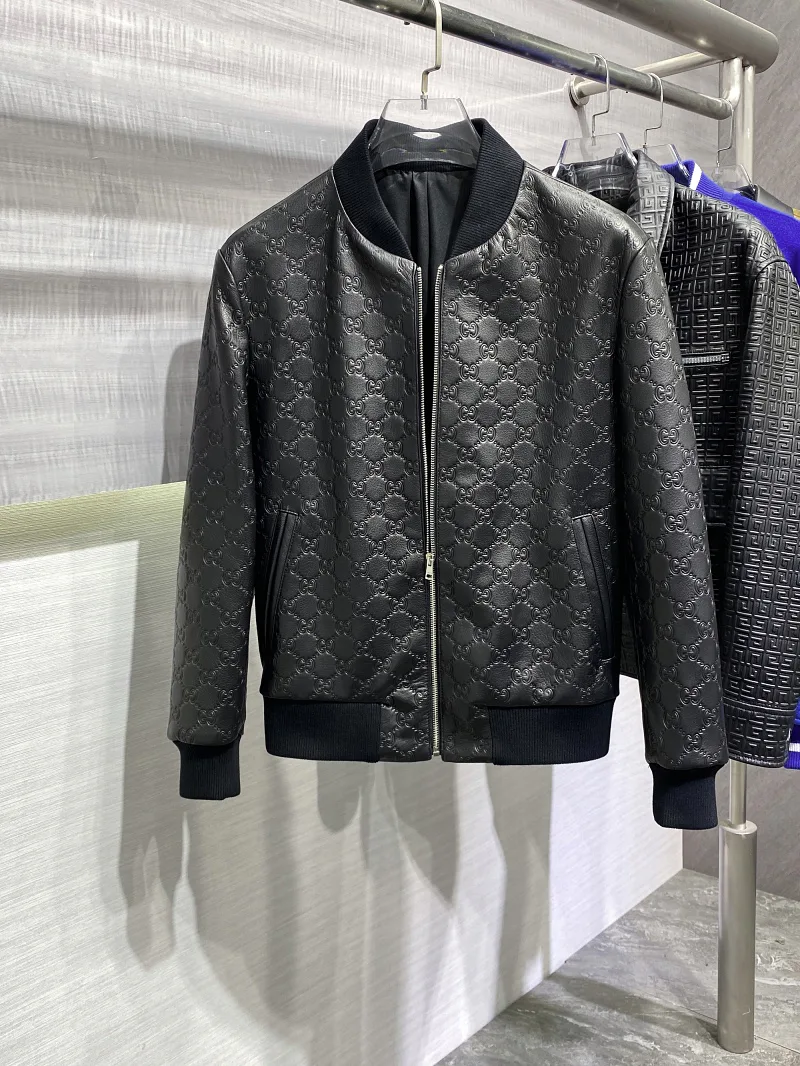 Кожаные Куртки И Дублёнки Мужские Gucci 25093