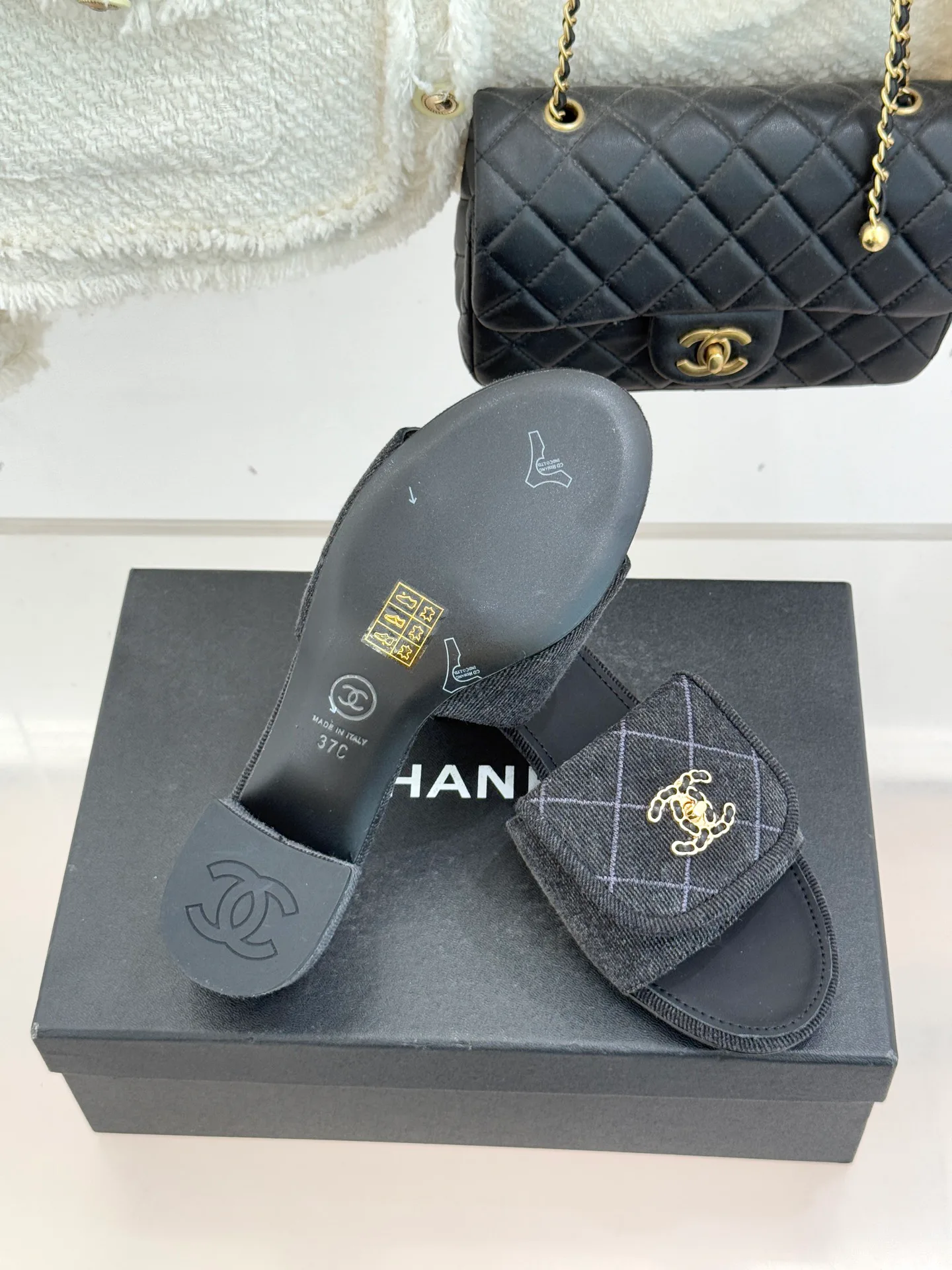 Шлепанцы Женские Chanel 9834978