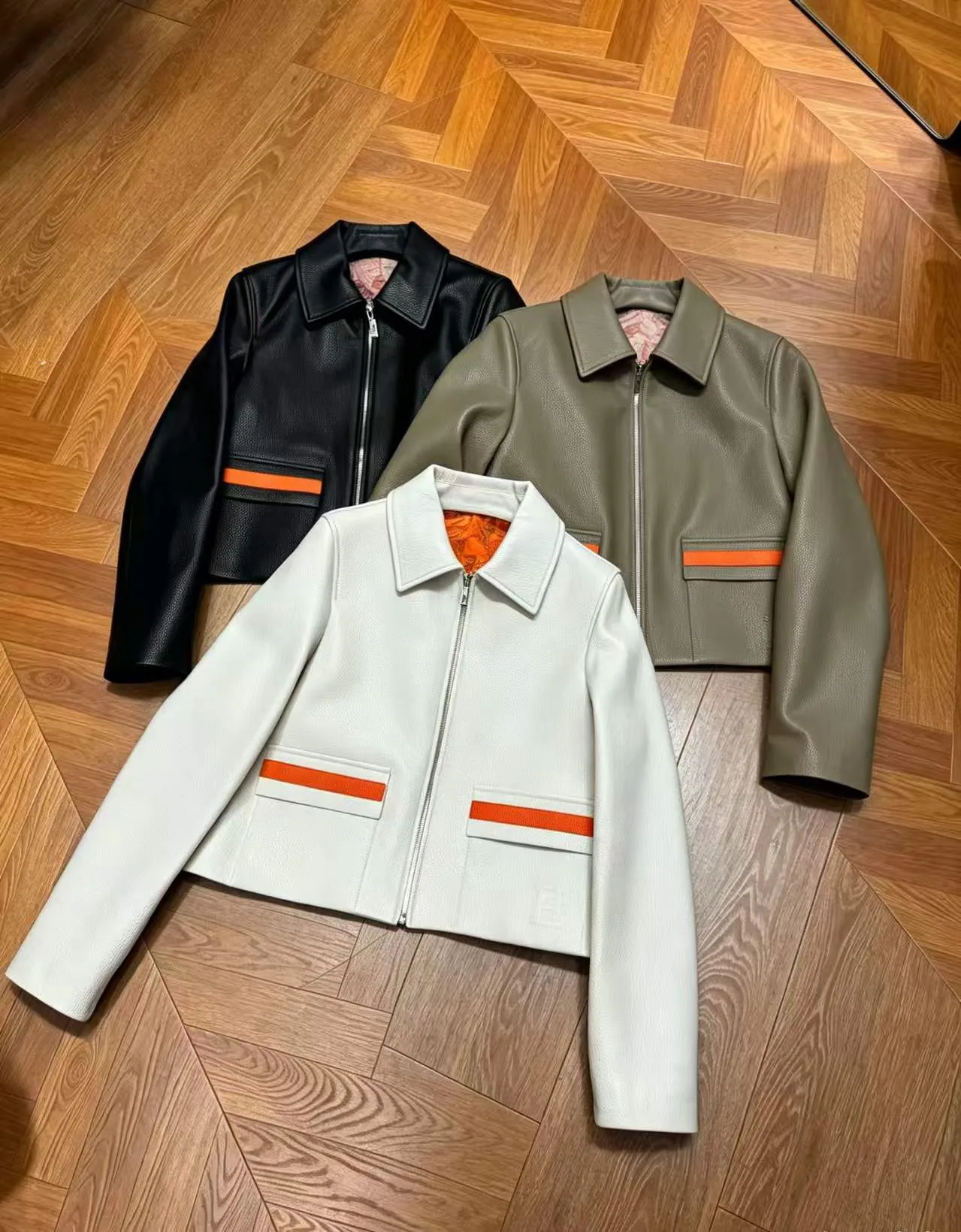 Кожаные Куртки И Дублёнки Женские Hermes 18805196
