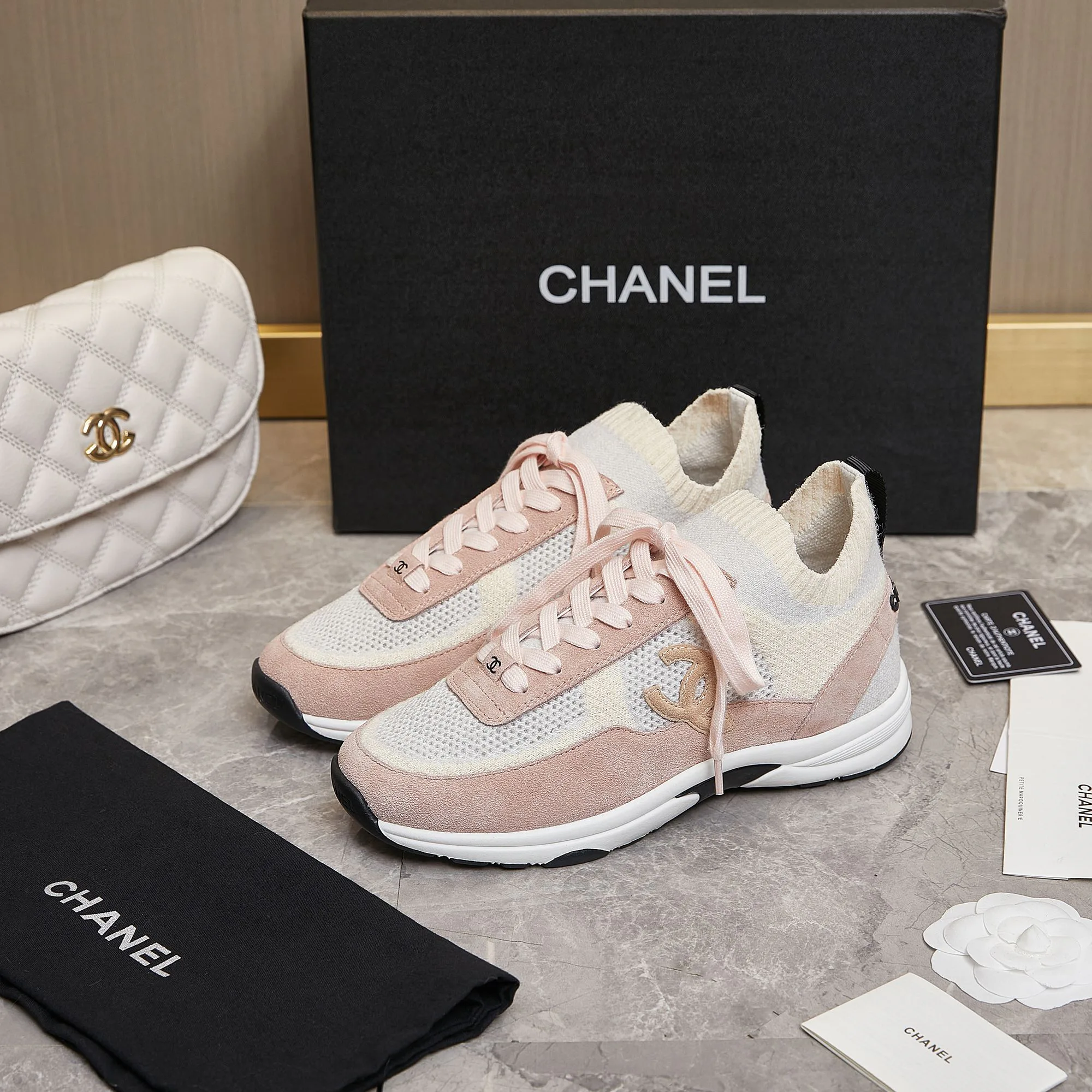 Кроссовки Женские Chanel 1268459