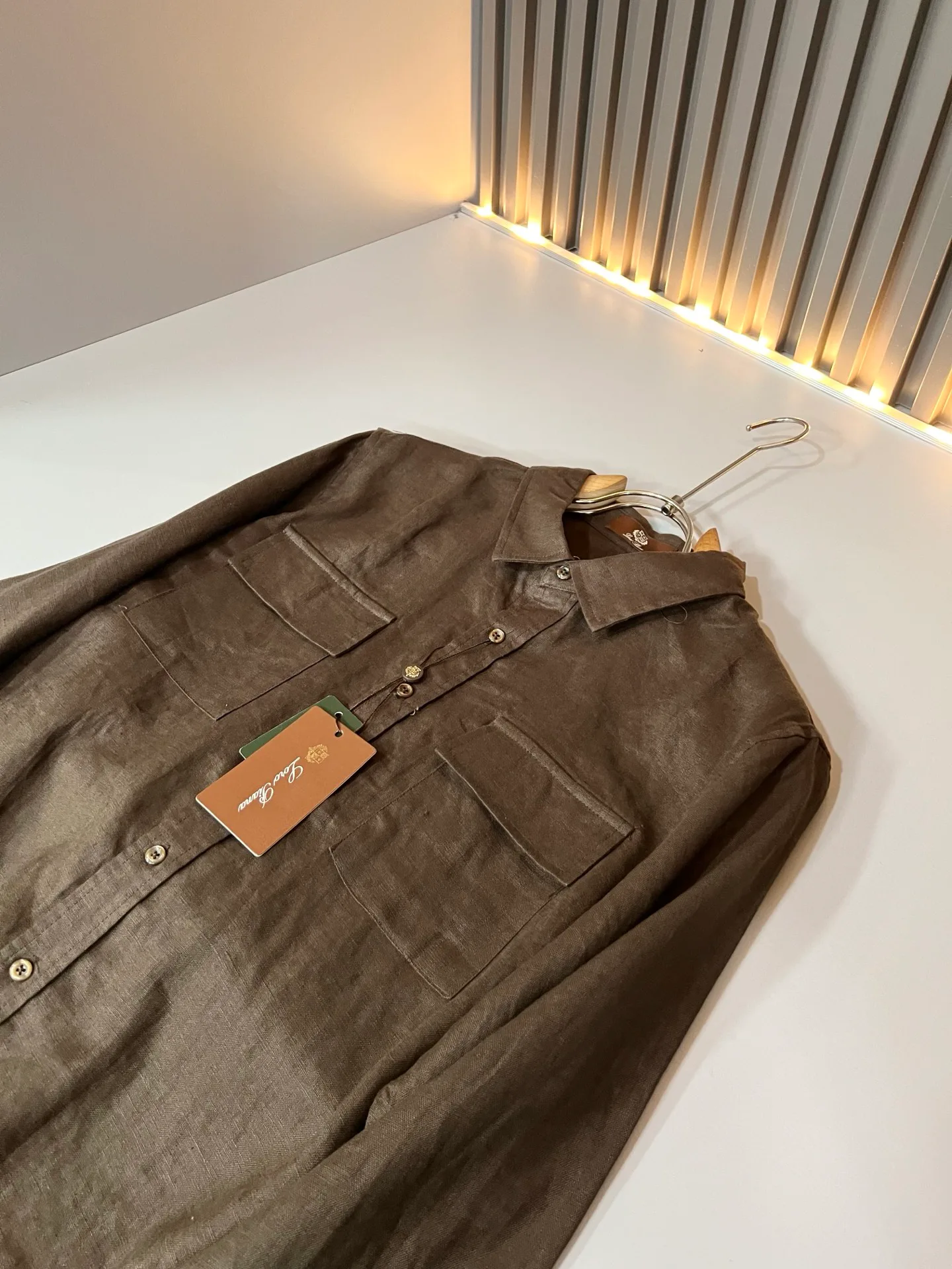Рубашки Мужские Loro Piana 18395720