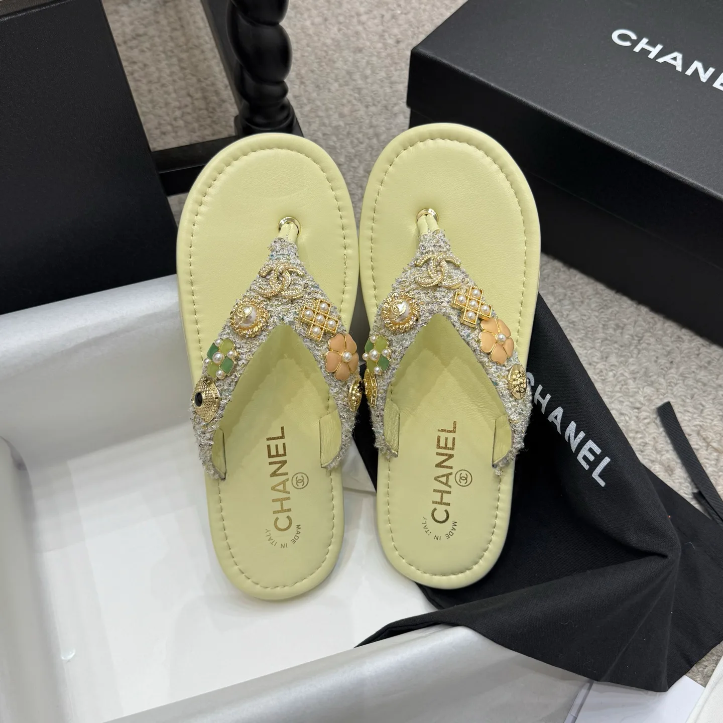 Шлепанцы Женские Chanel 36273