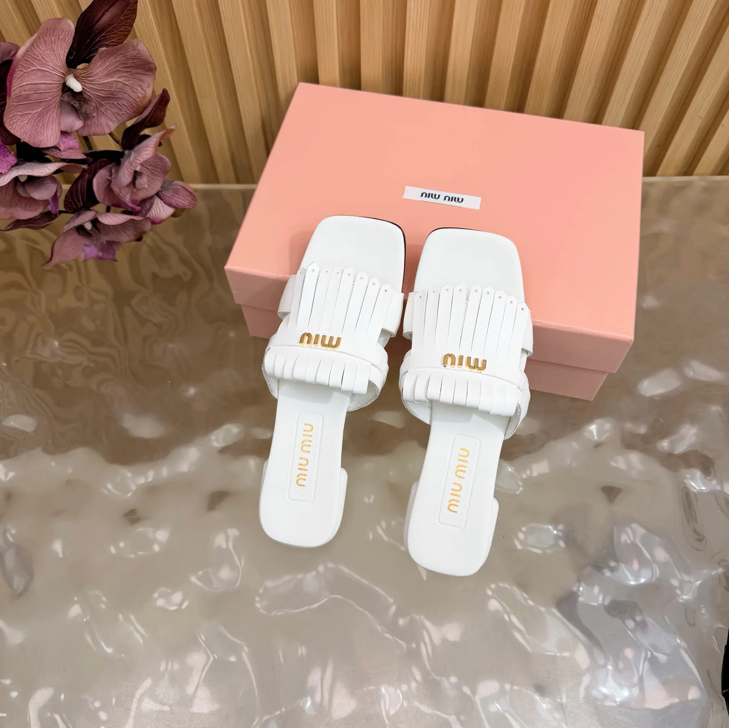 Шлепанцы Женские Miu Miu 9597375