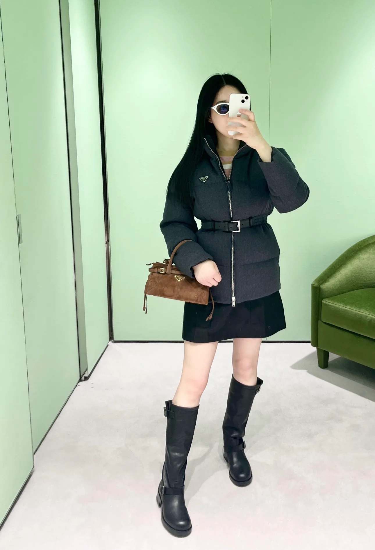 Куртки И Пуховики Женские Prada 19403867