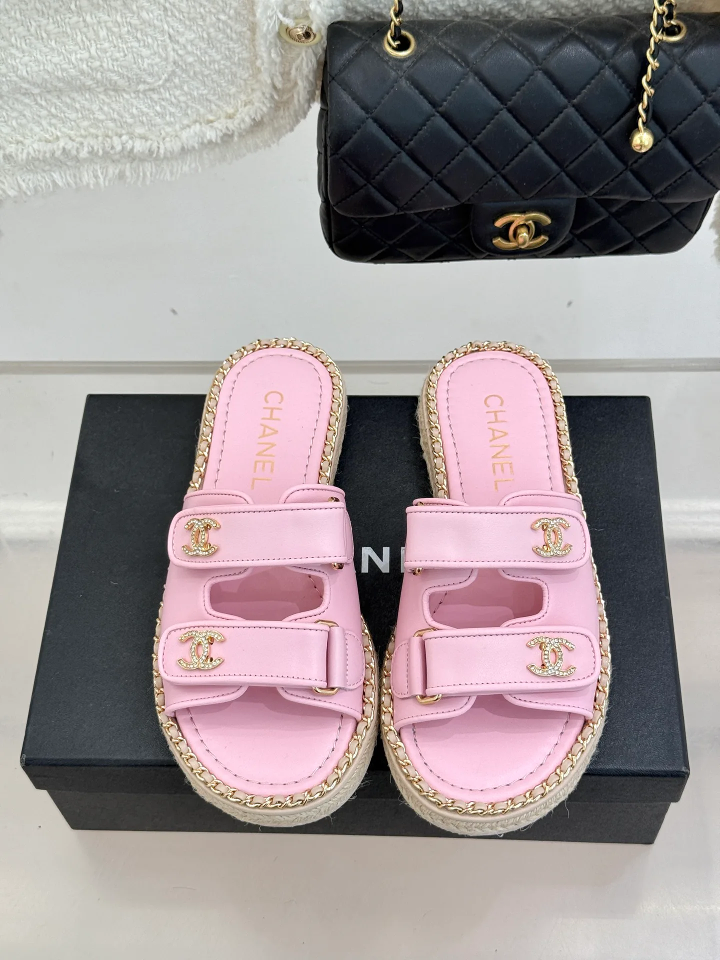 Шлепанцы Женские Chanel 1885759