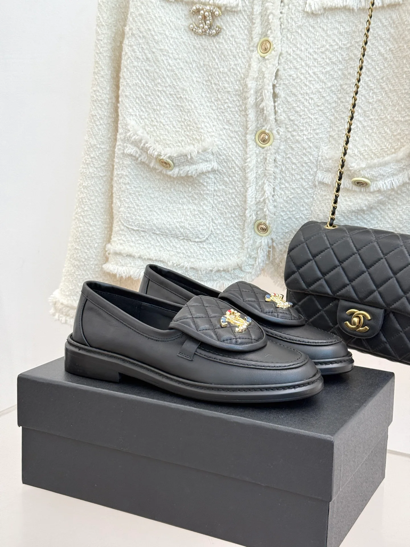 Лоферы И Мокасины Женские Chanel 17336057