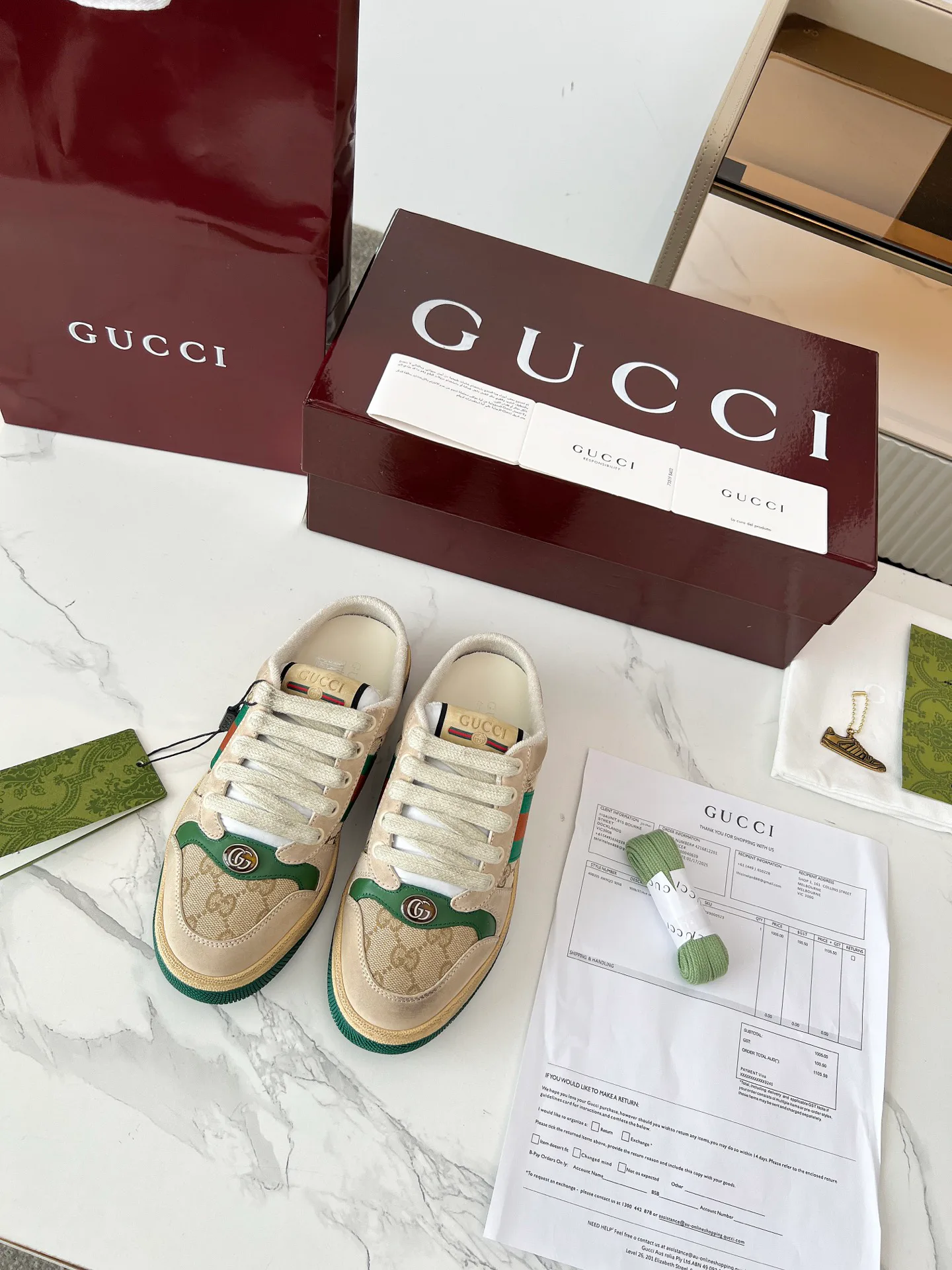 Кроссовки Женские Gucci 46013