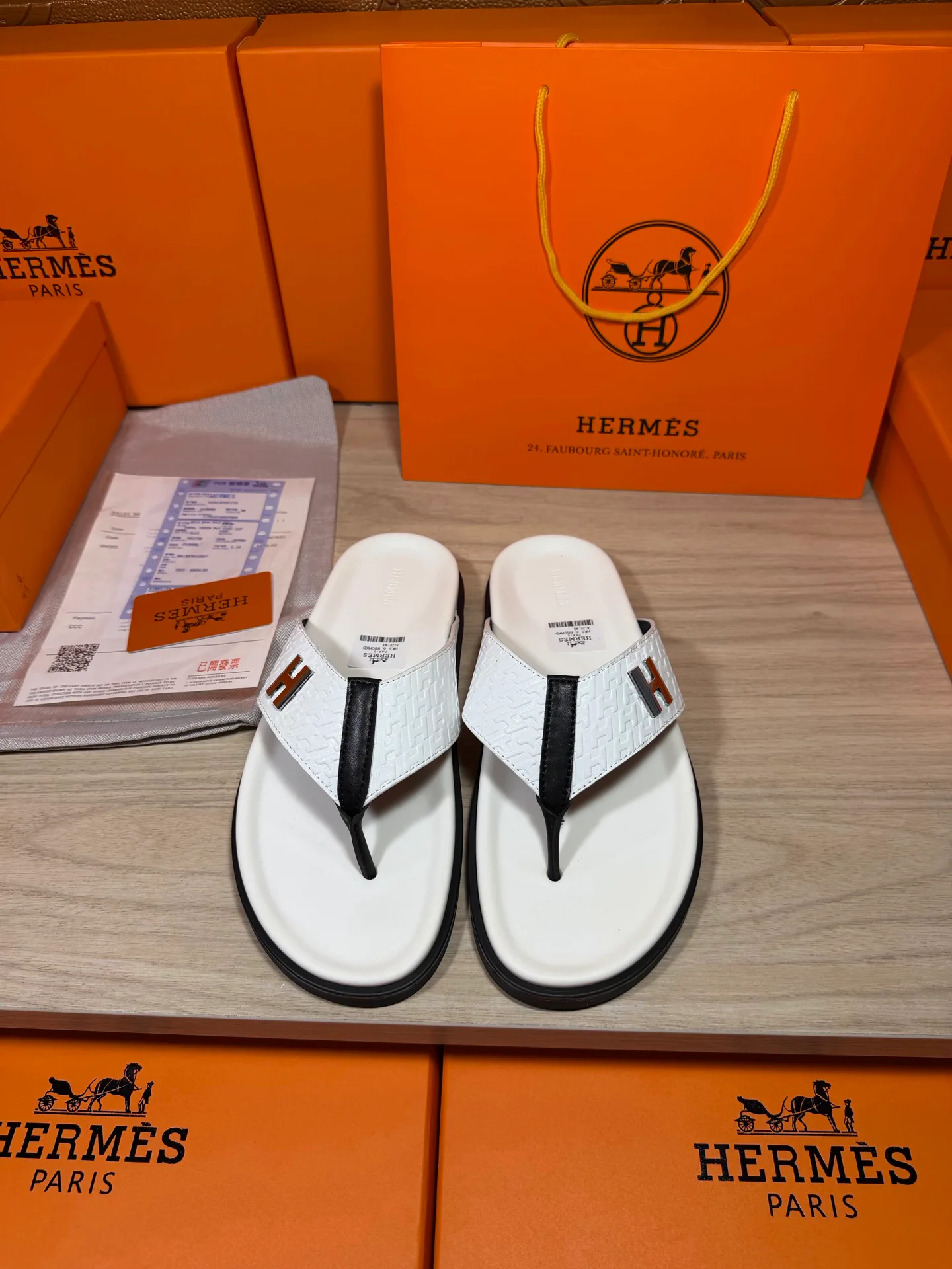 Шлепанцы Мужские Hermes 19414492