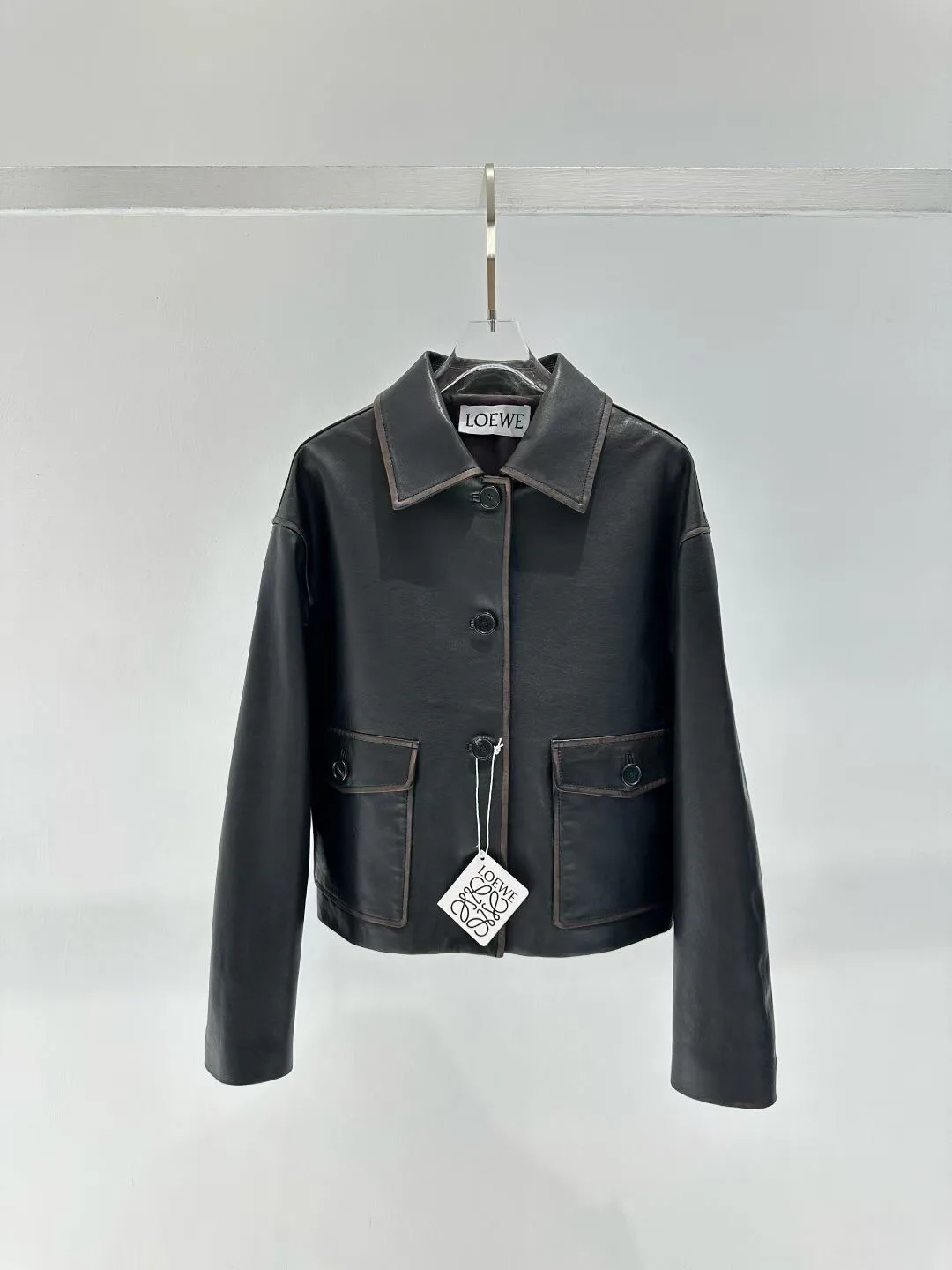 Кожаные Куртки И Дублёнки Женские Loewe 11429013