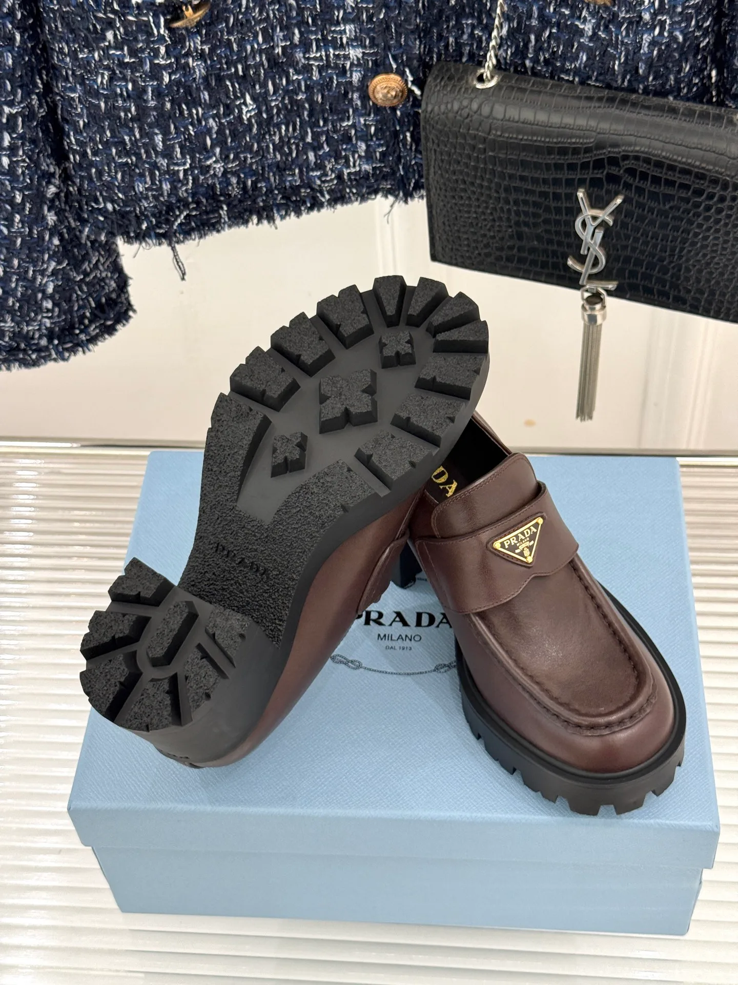Лоферы И Мокасины Женские Prada 18780367