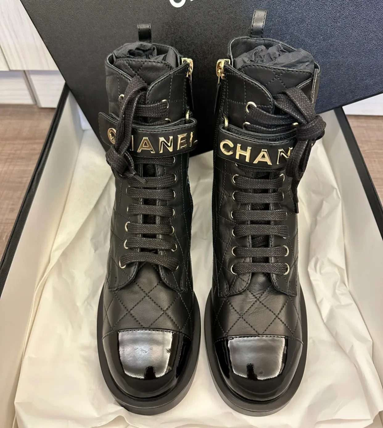 Ботинки Женские Chanel 3781729