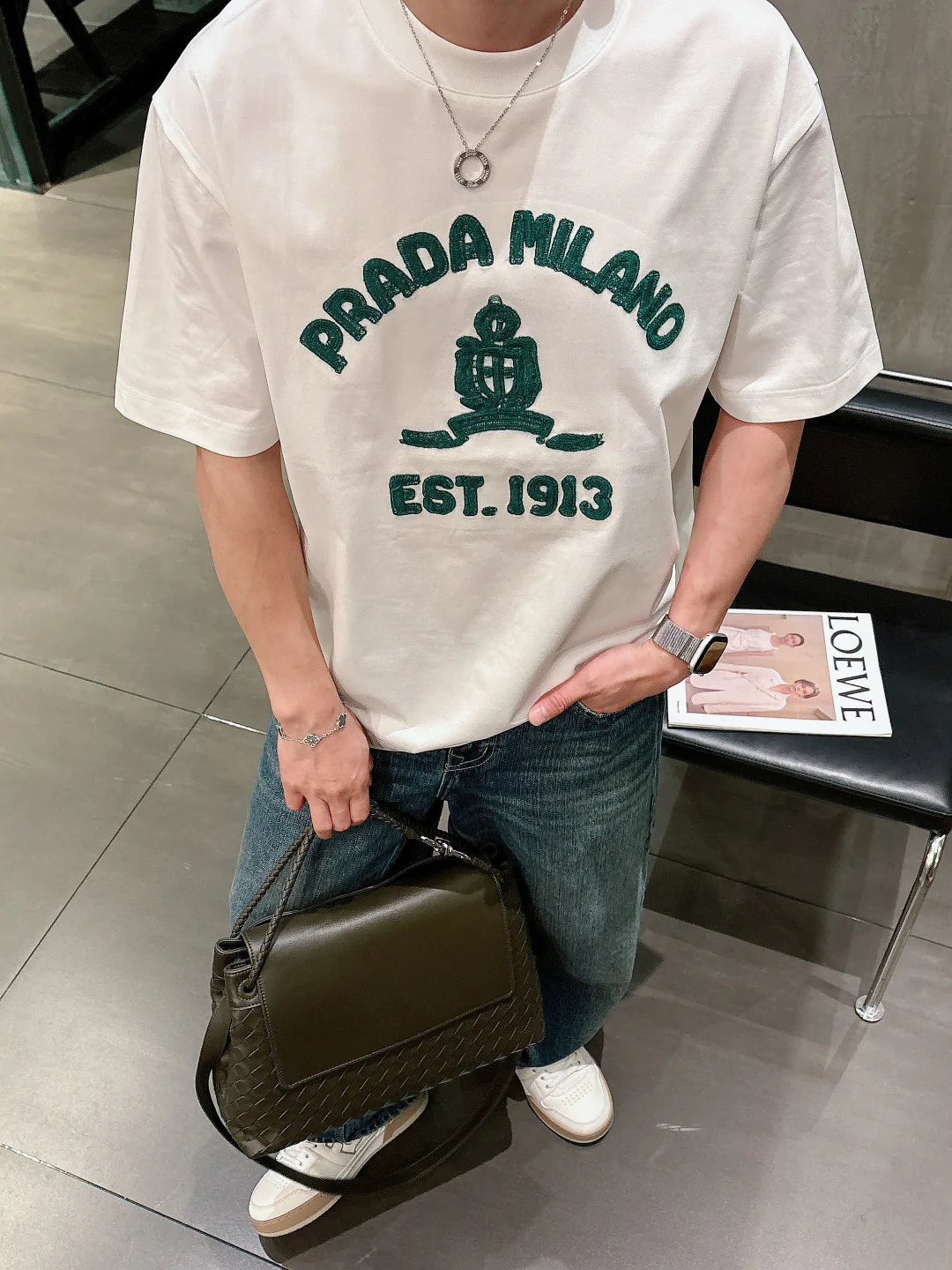 Футболки Мужские Prada 9465277