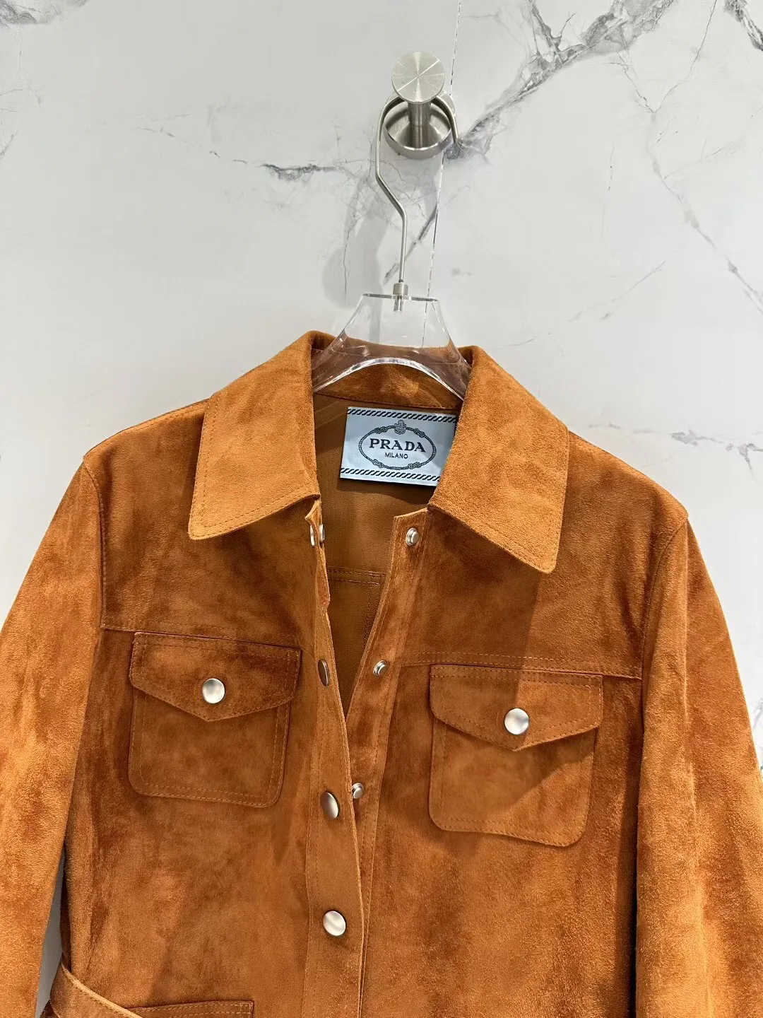 Кожаные Куртки И Дублёнки Женские Prada 13186446