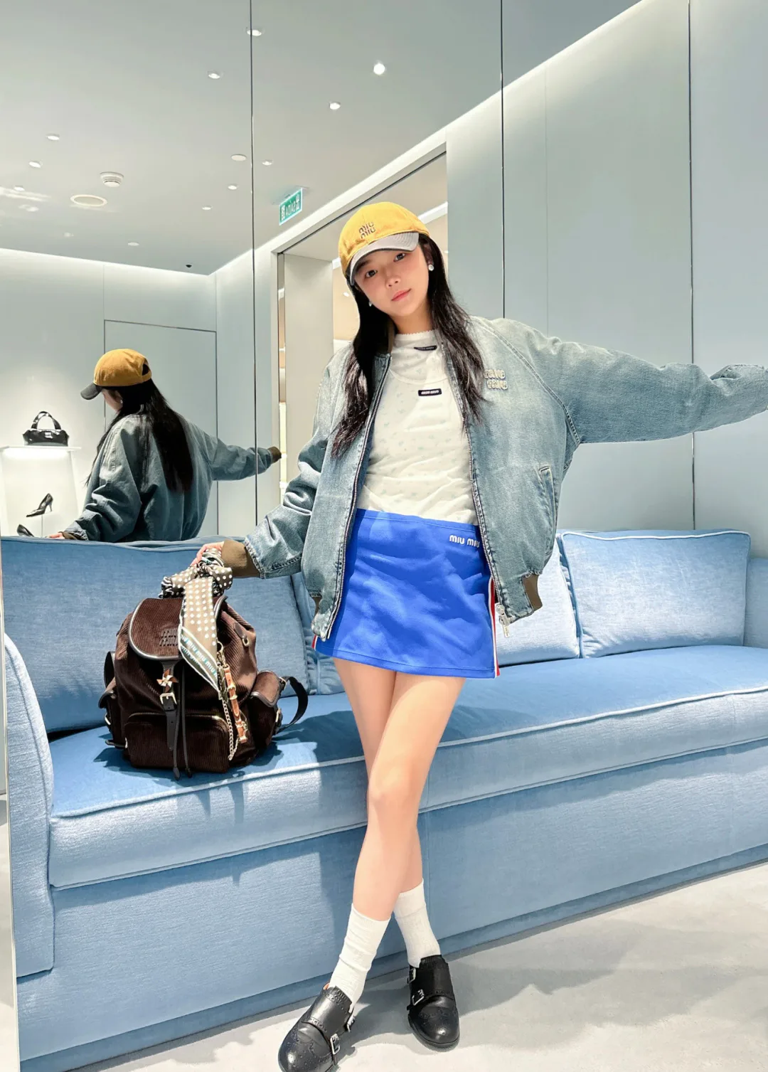 Куртки И Пуховики Женские Miu Miu 444476