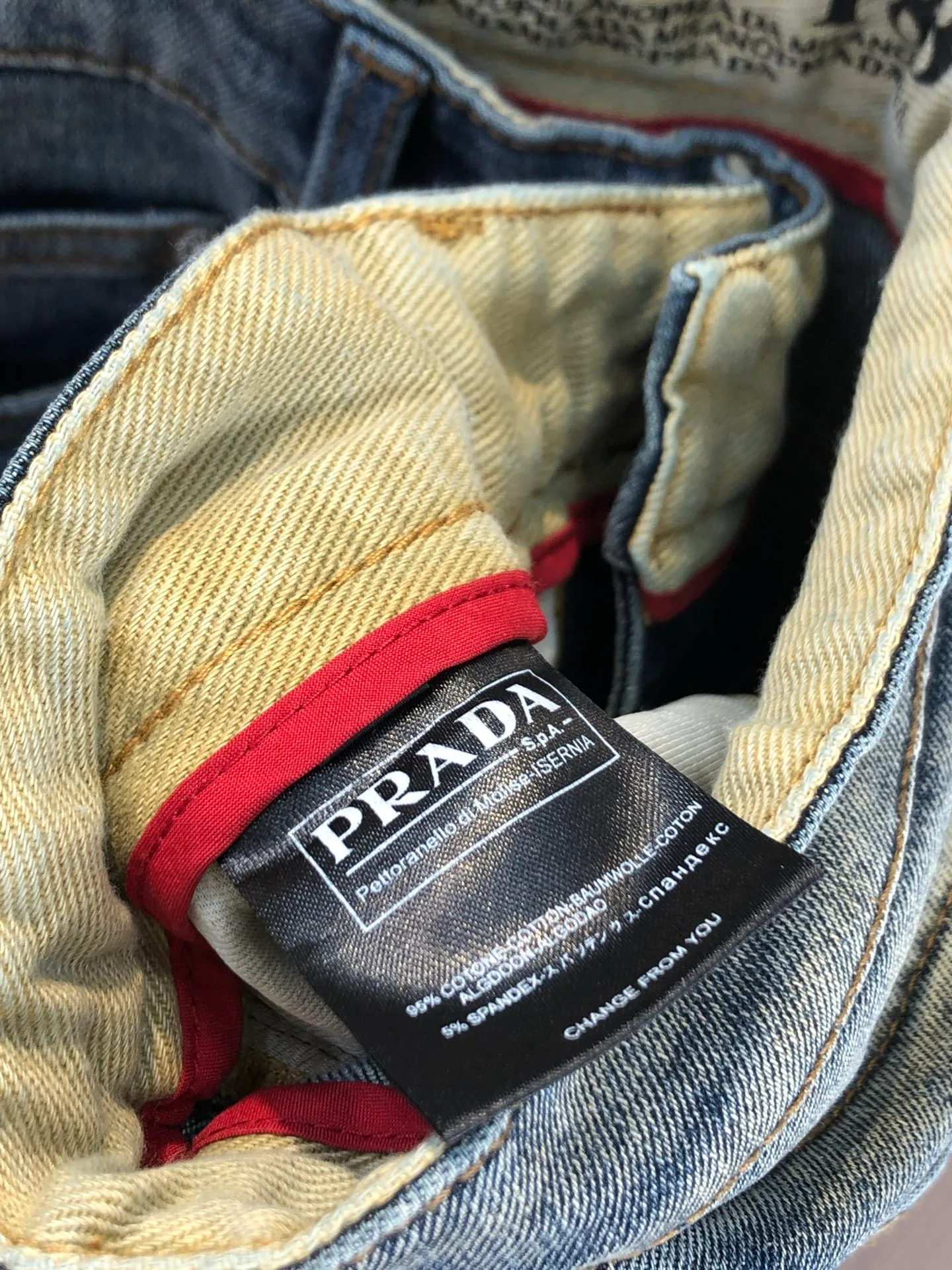 Джинсы Мужские Prada 58589