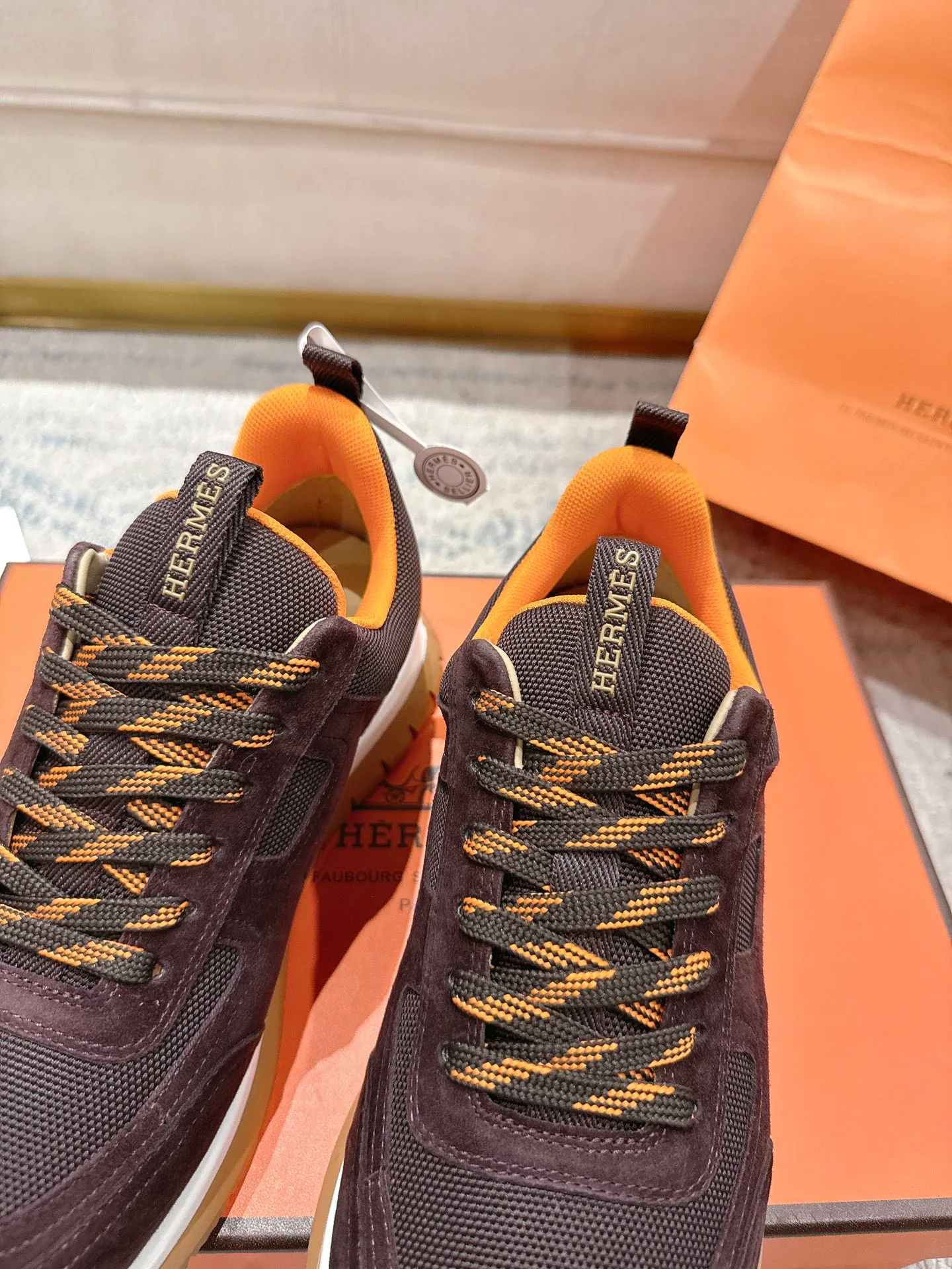 Кроссовки Мужские Hermes 12874761