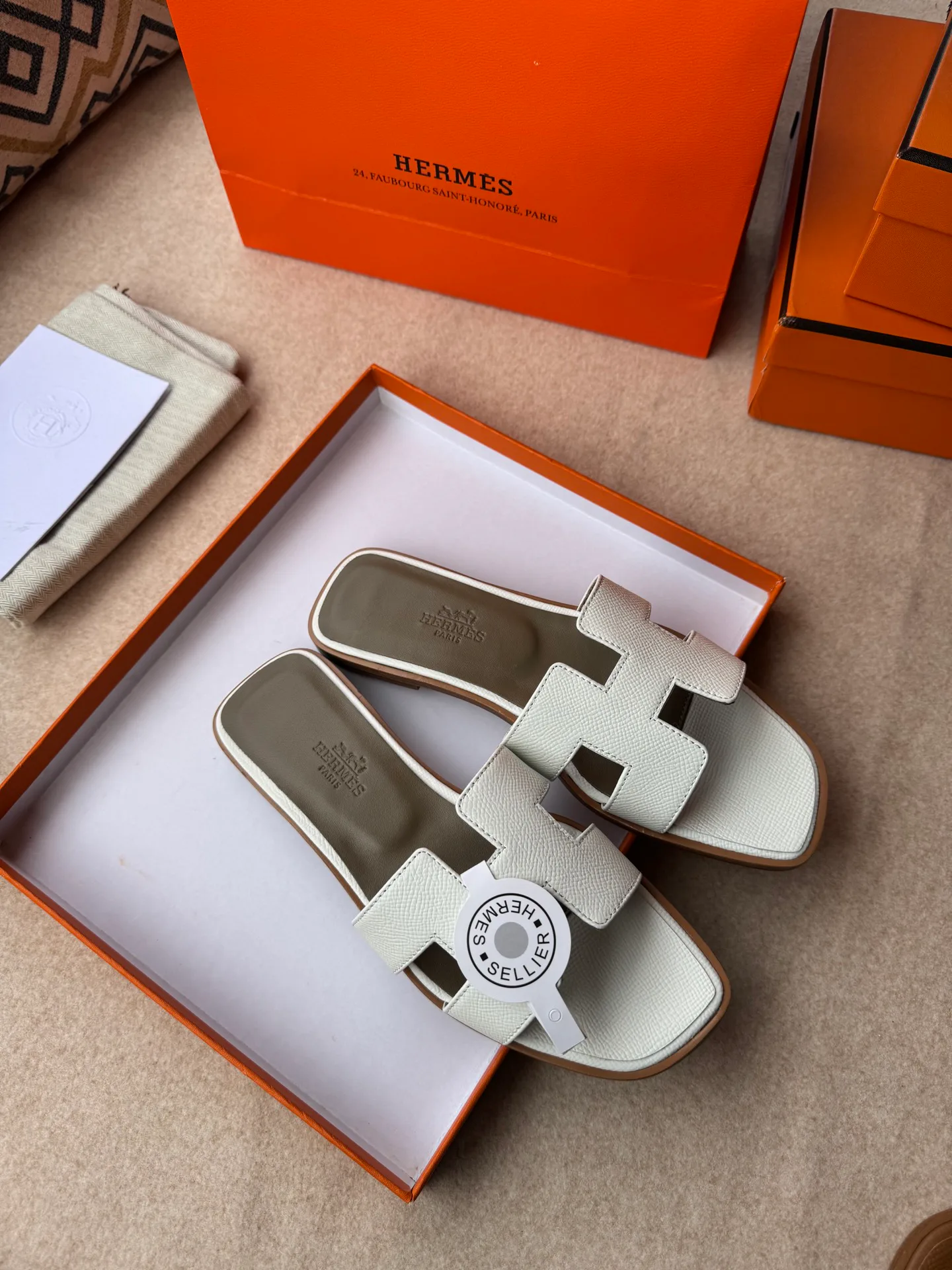 Шлепанцы Женские Hermes 18683