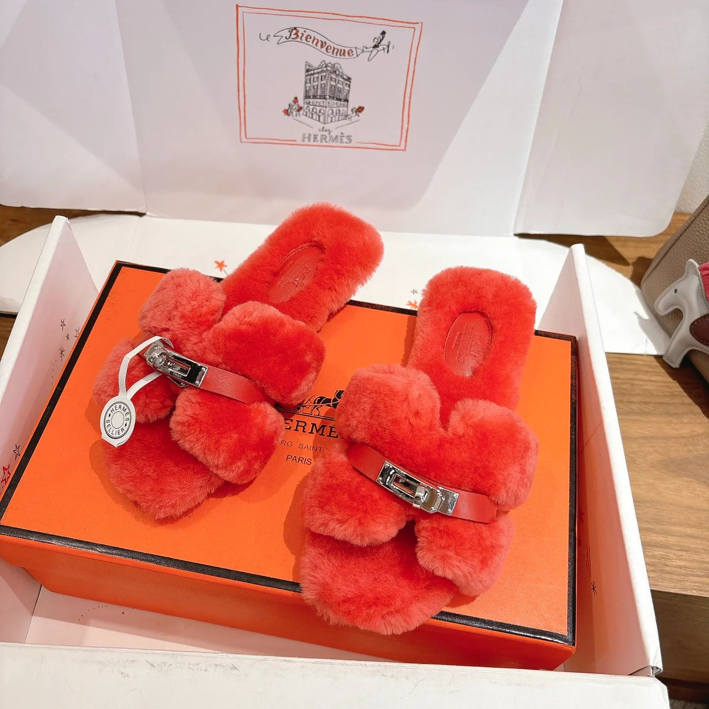 Тапочки Женские Hermes 673412