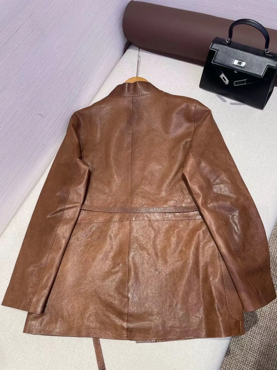 Кожаные Куртки И Дублёнки Женские Hermes 17998948