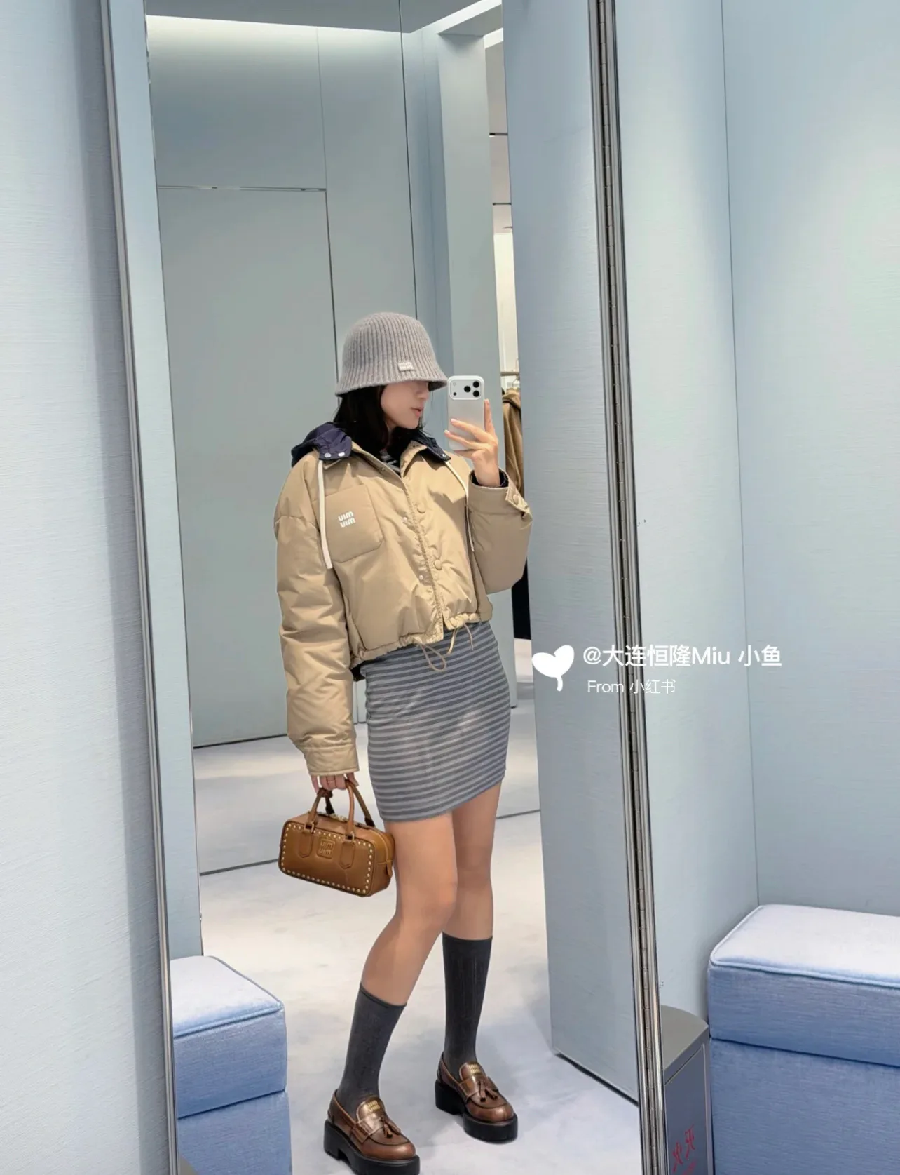 Куртки И Пуховики Женские Miu Miu 18030686