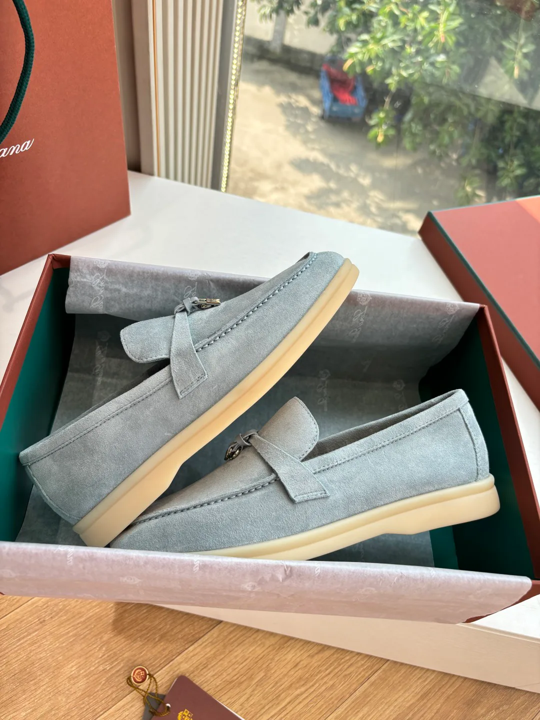 Лоферы И Мокасины Женские Loro Piana 1286066