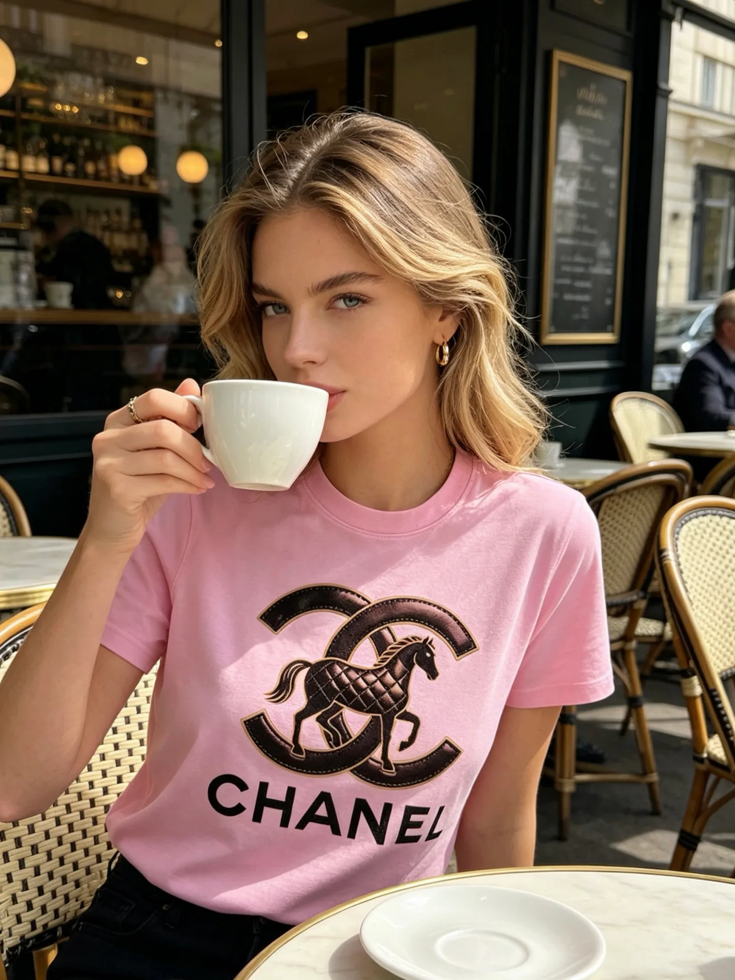 Футболки Женские Chanel 13076349