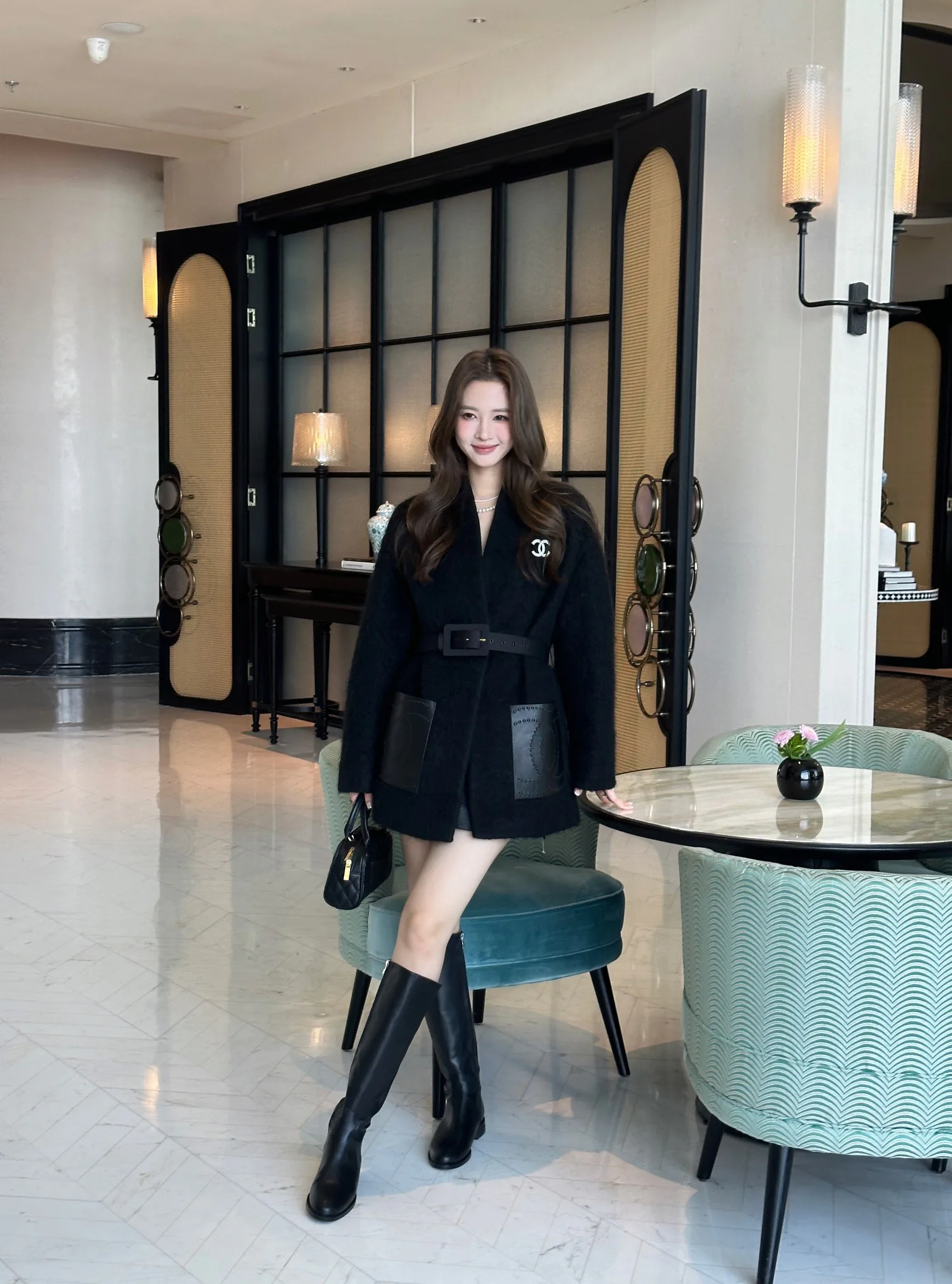 Куртки И Пуховики Женские Chanel 1336874