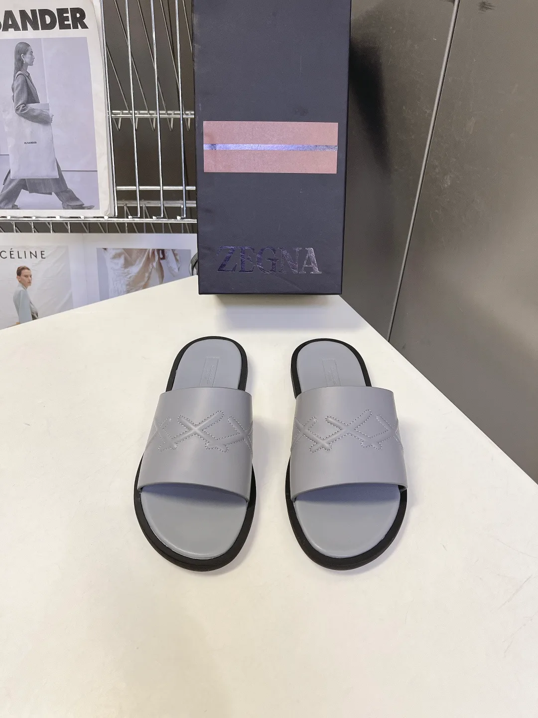 Шлепанцы Мужские Zegna 17138264
