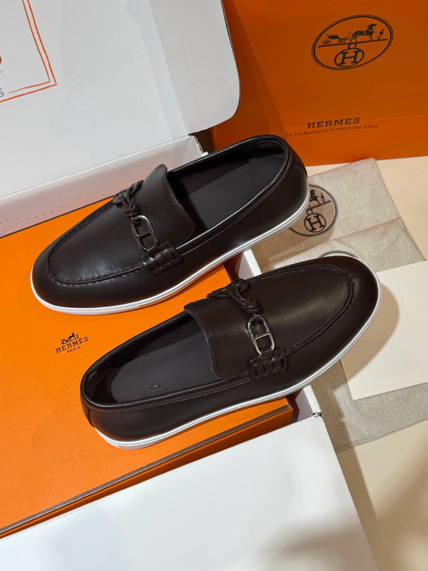 Лоферы Мужские Hermes 279281